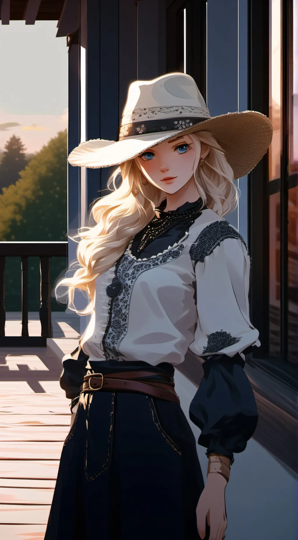 ai character: Lilly background