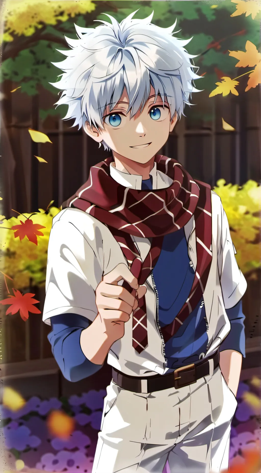 ai character: Killua Zoldyck  background