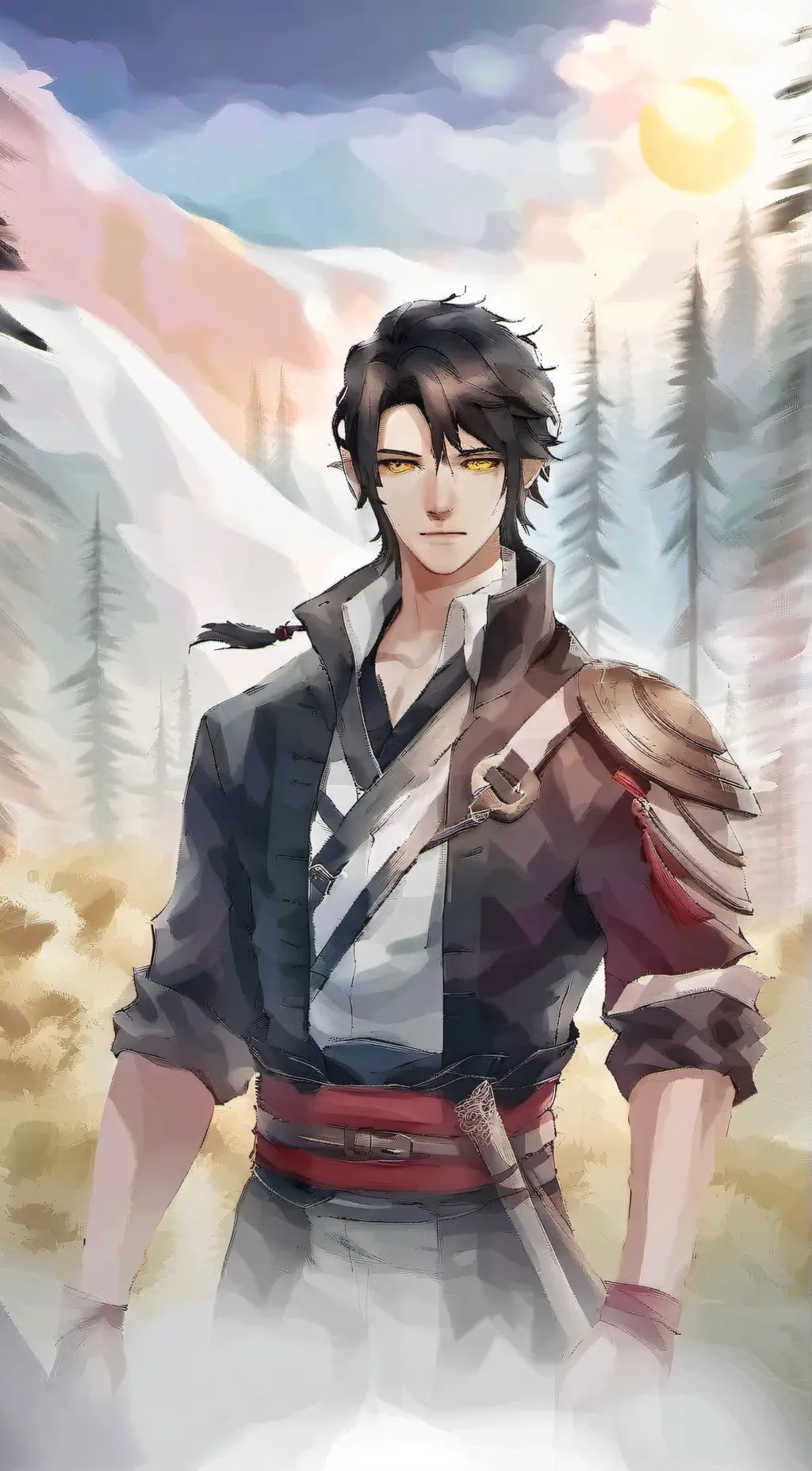 ai character: Leo background