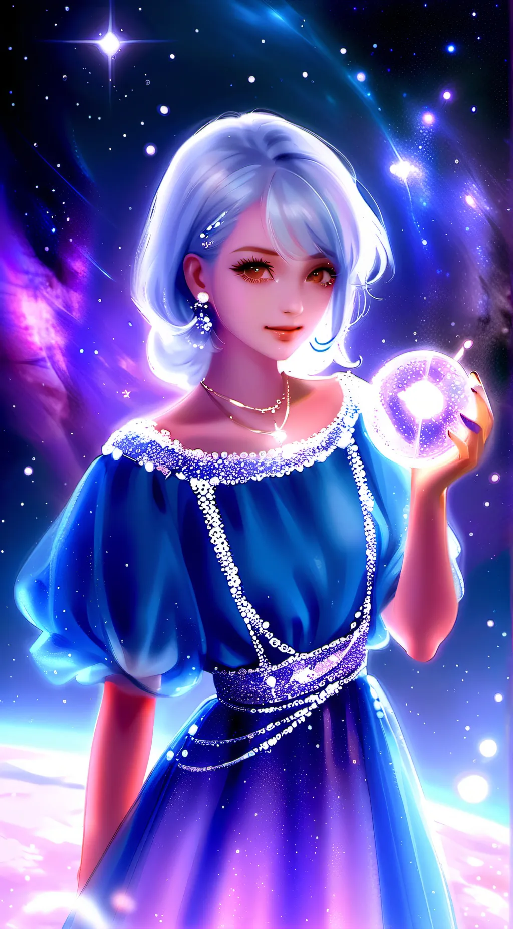 ai character: luna background