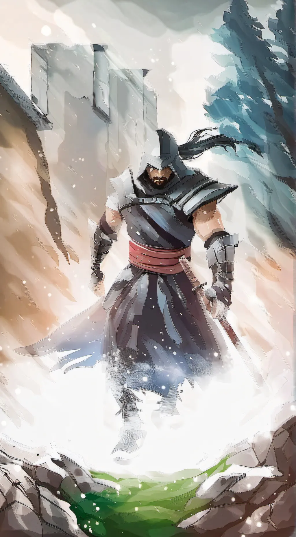 ai character: Shredder background