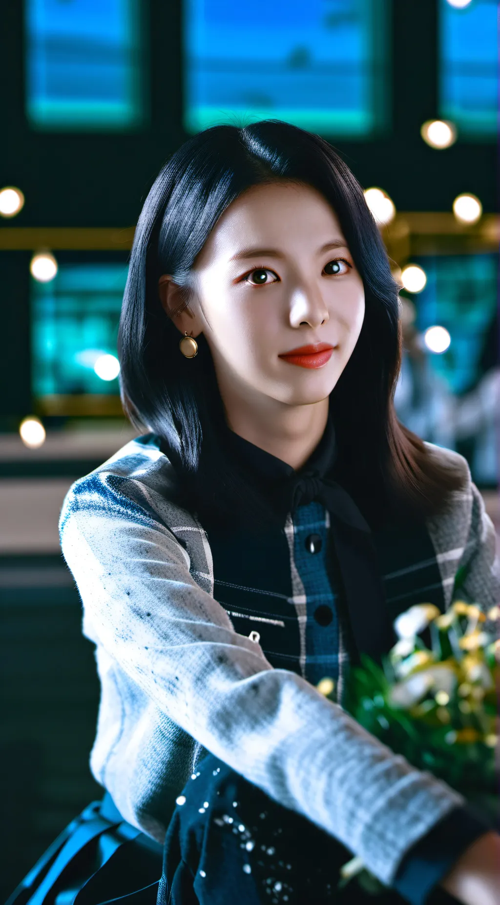 ai character: Holi background