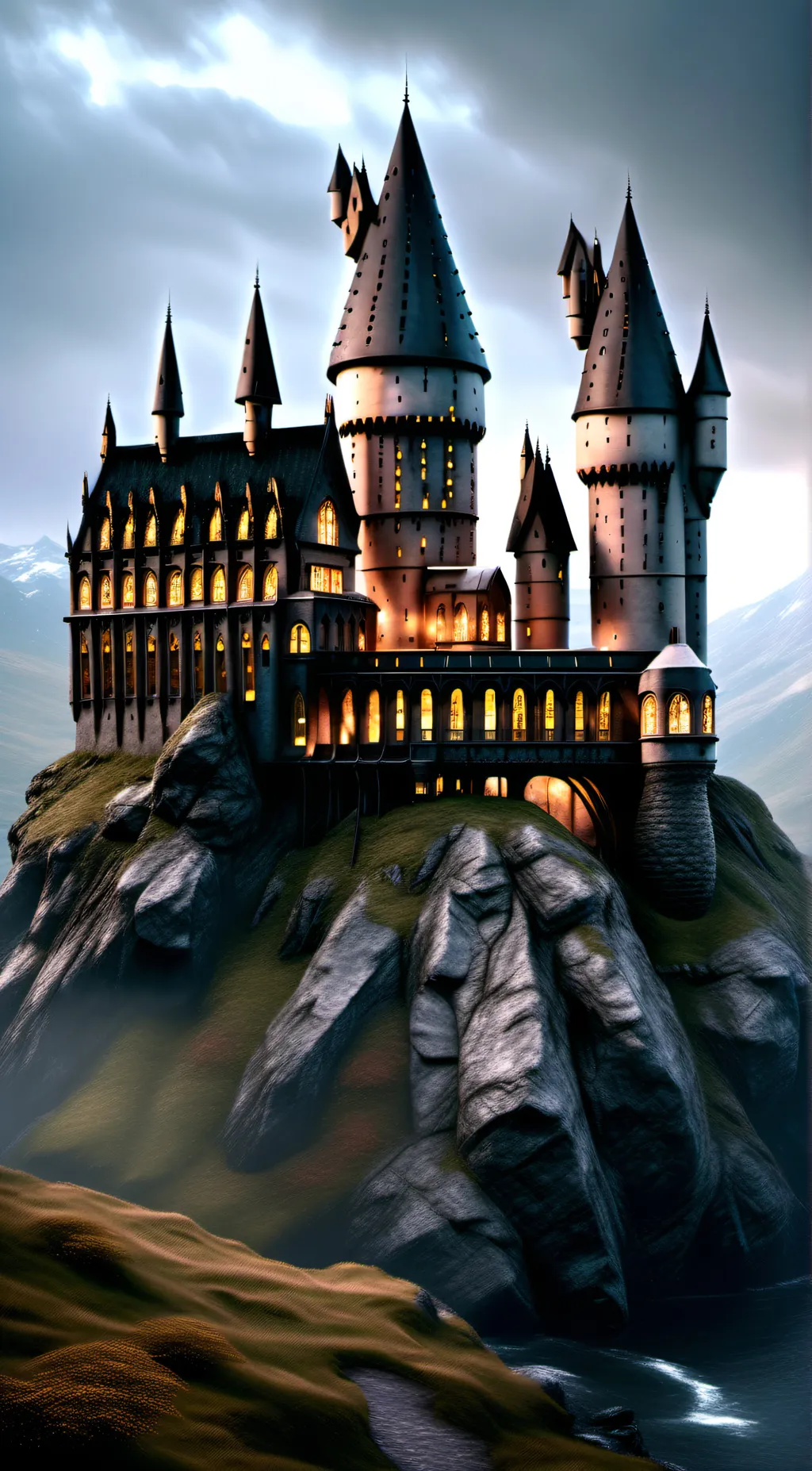 ai character: HOGWARTS GC background