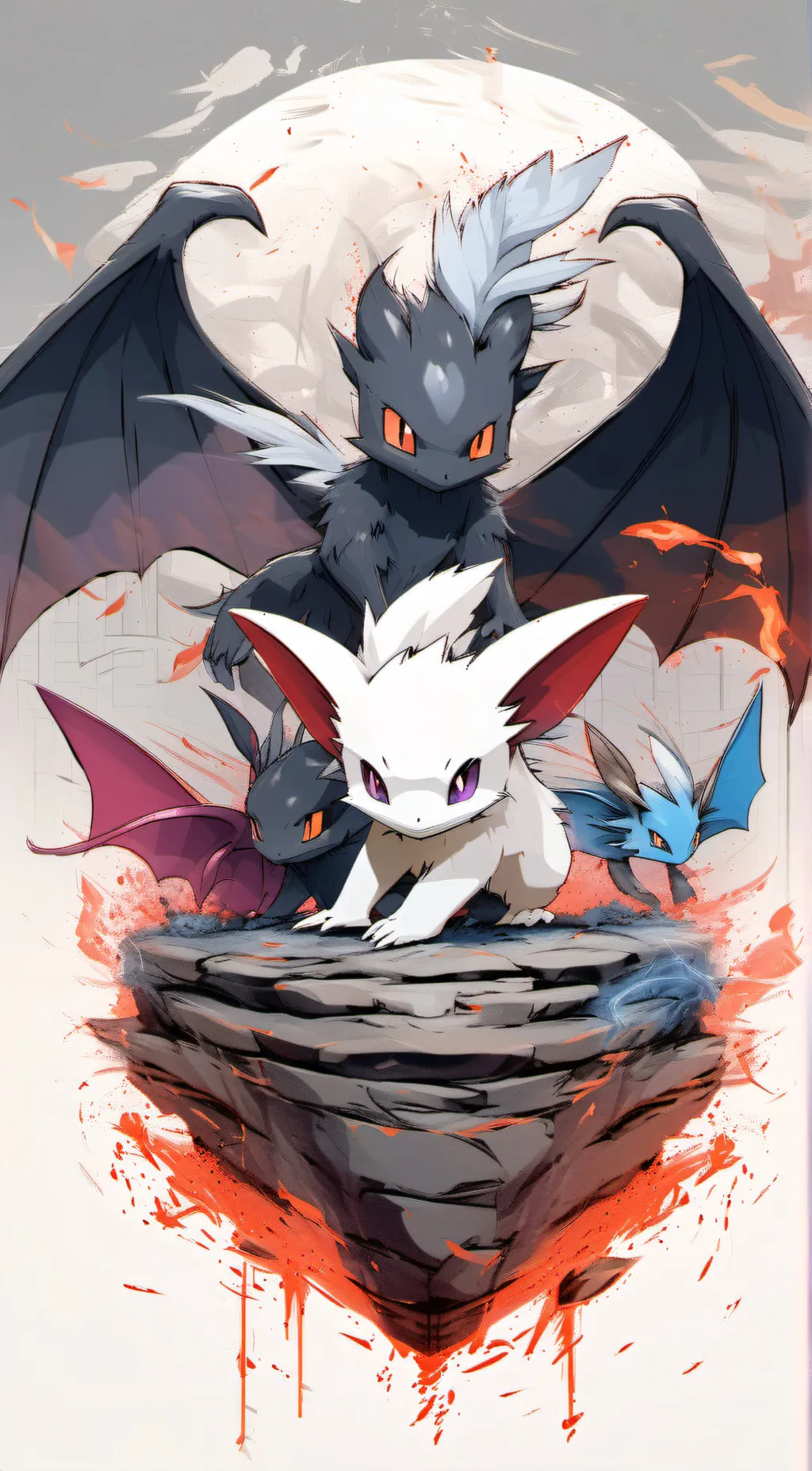ai character: Mew 2 background