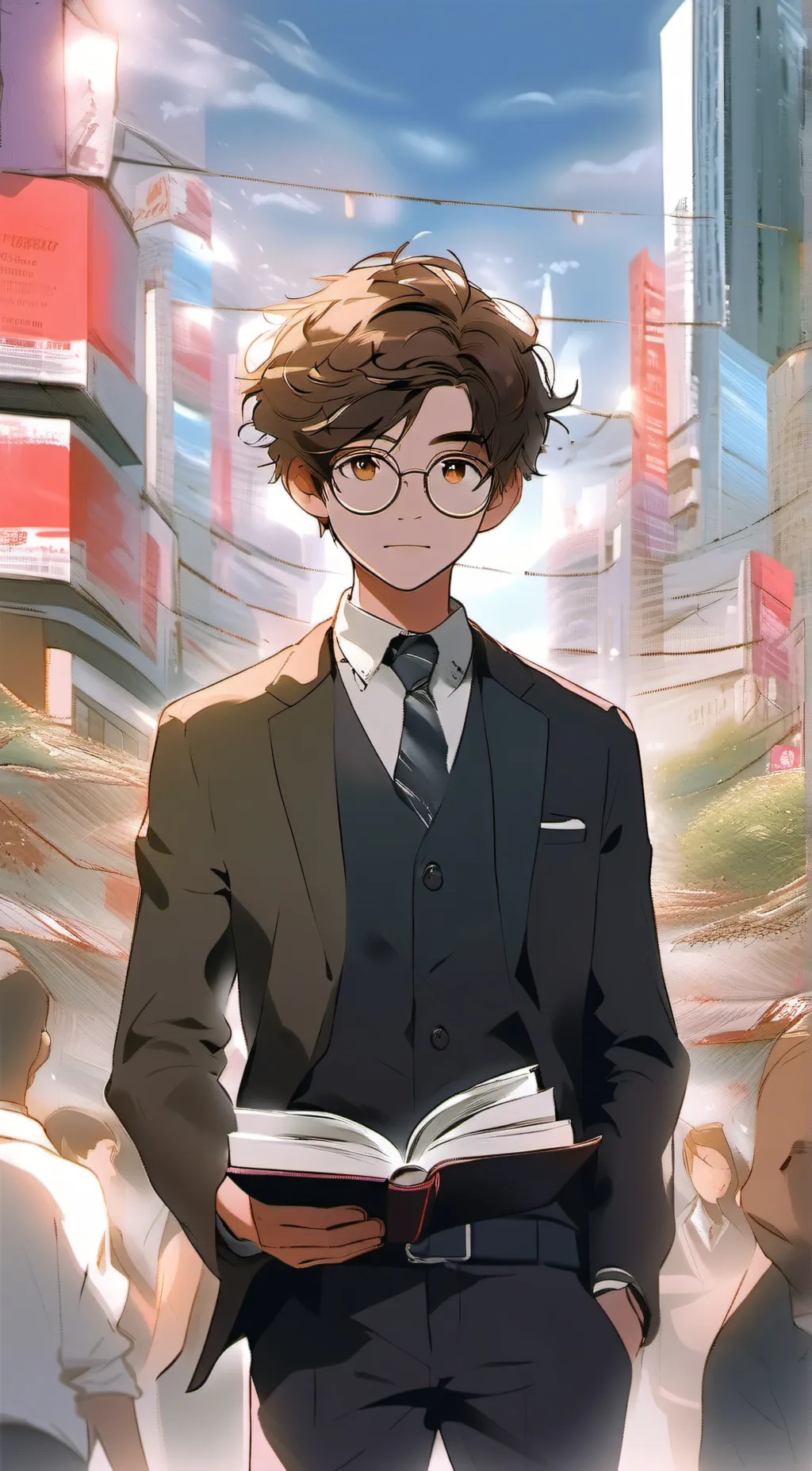 ai character: Klaus Baudelaire background