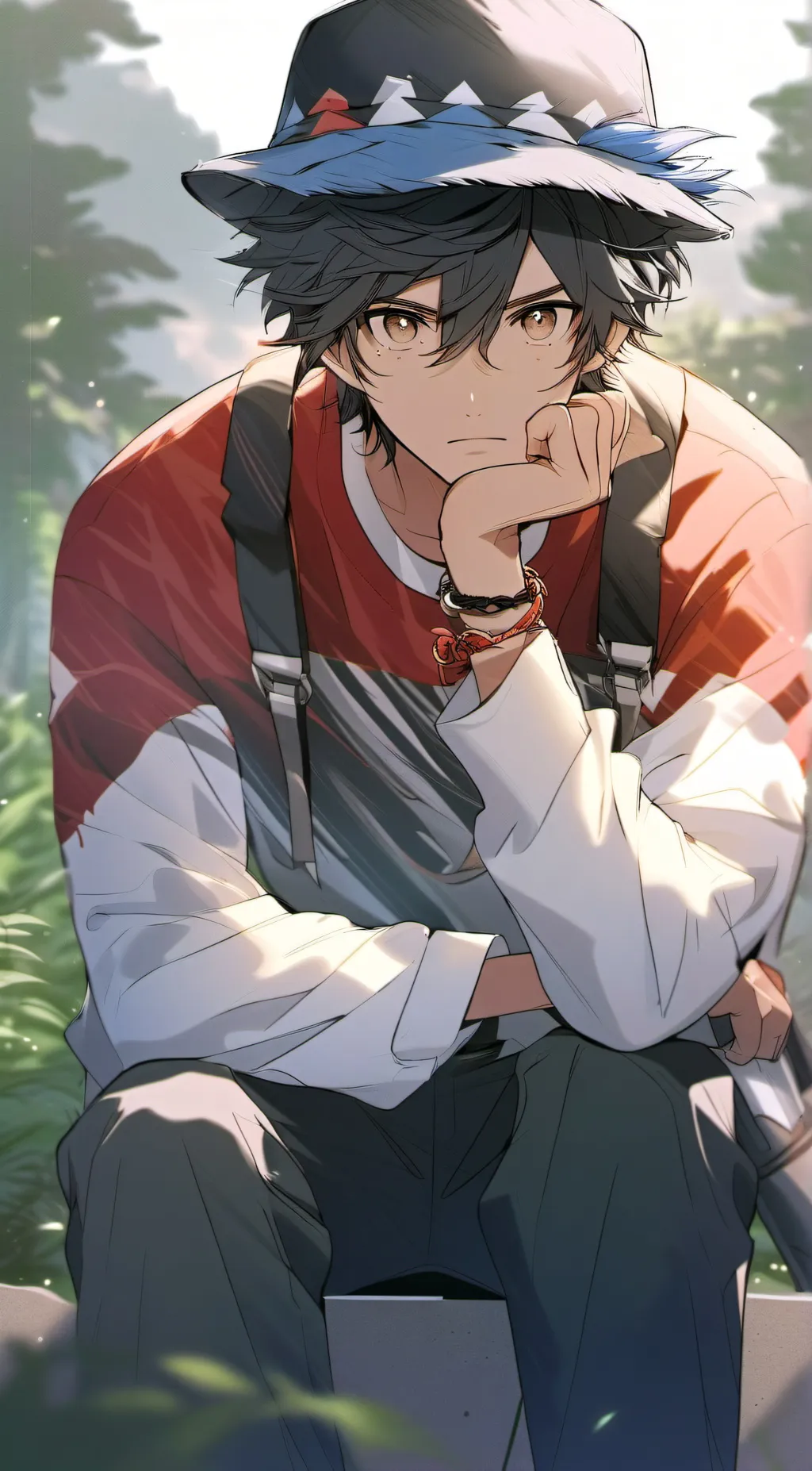 ai character: snalamine background