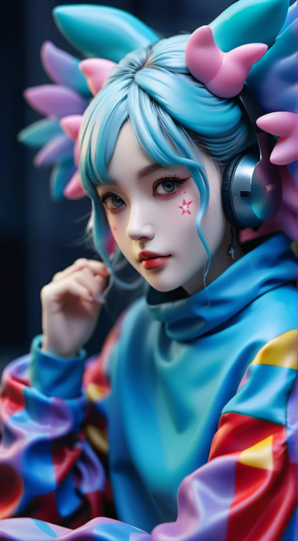 ai character: Luna background