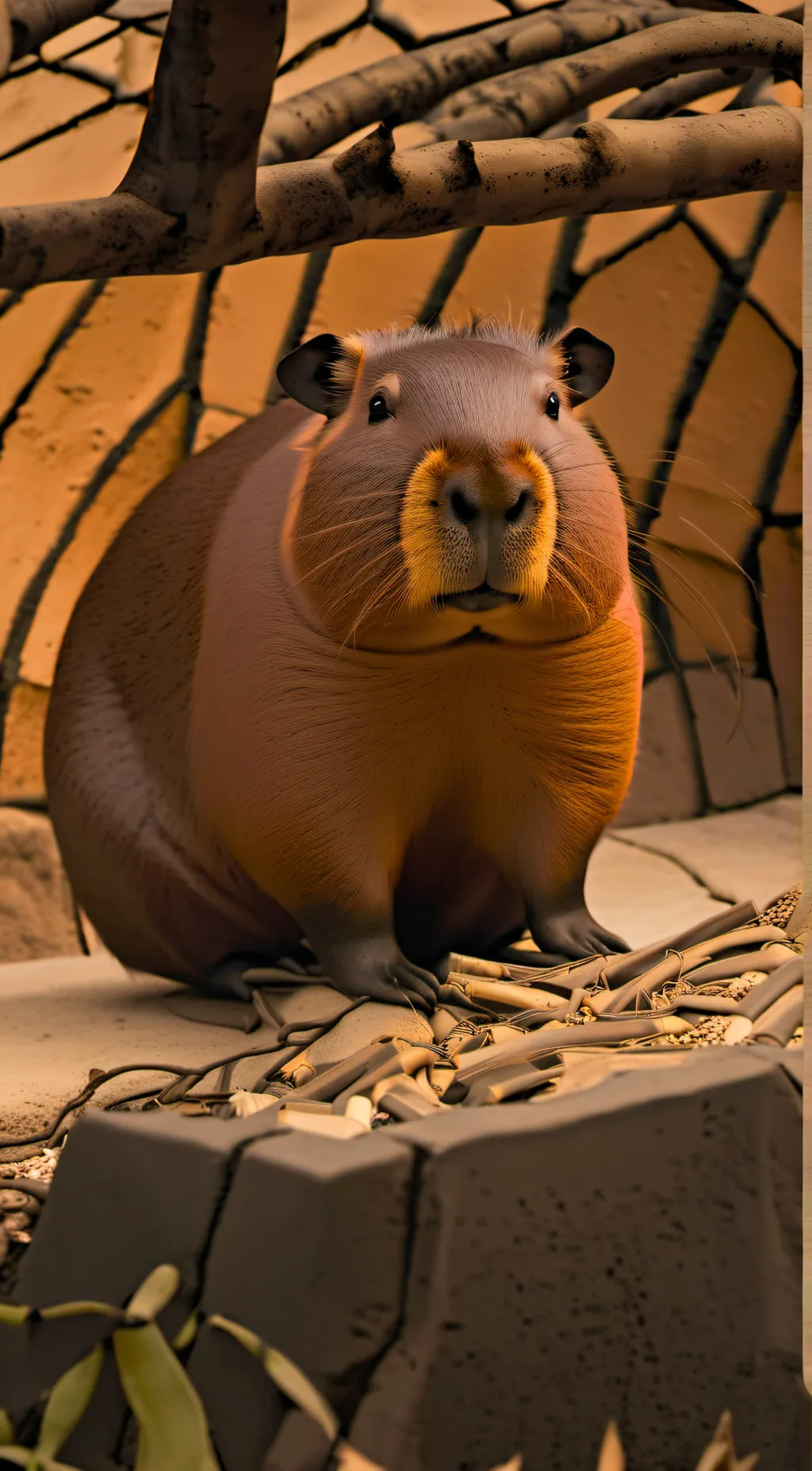 ai character: Capybara background