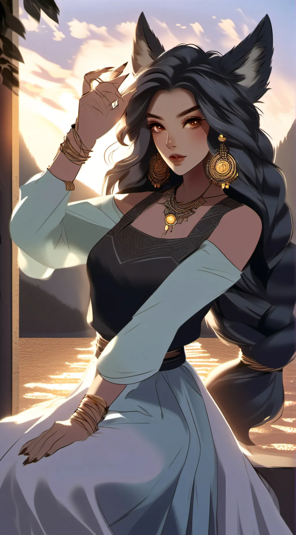 ai character: Emily  background