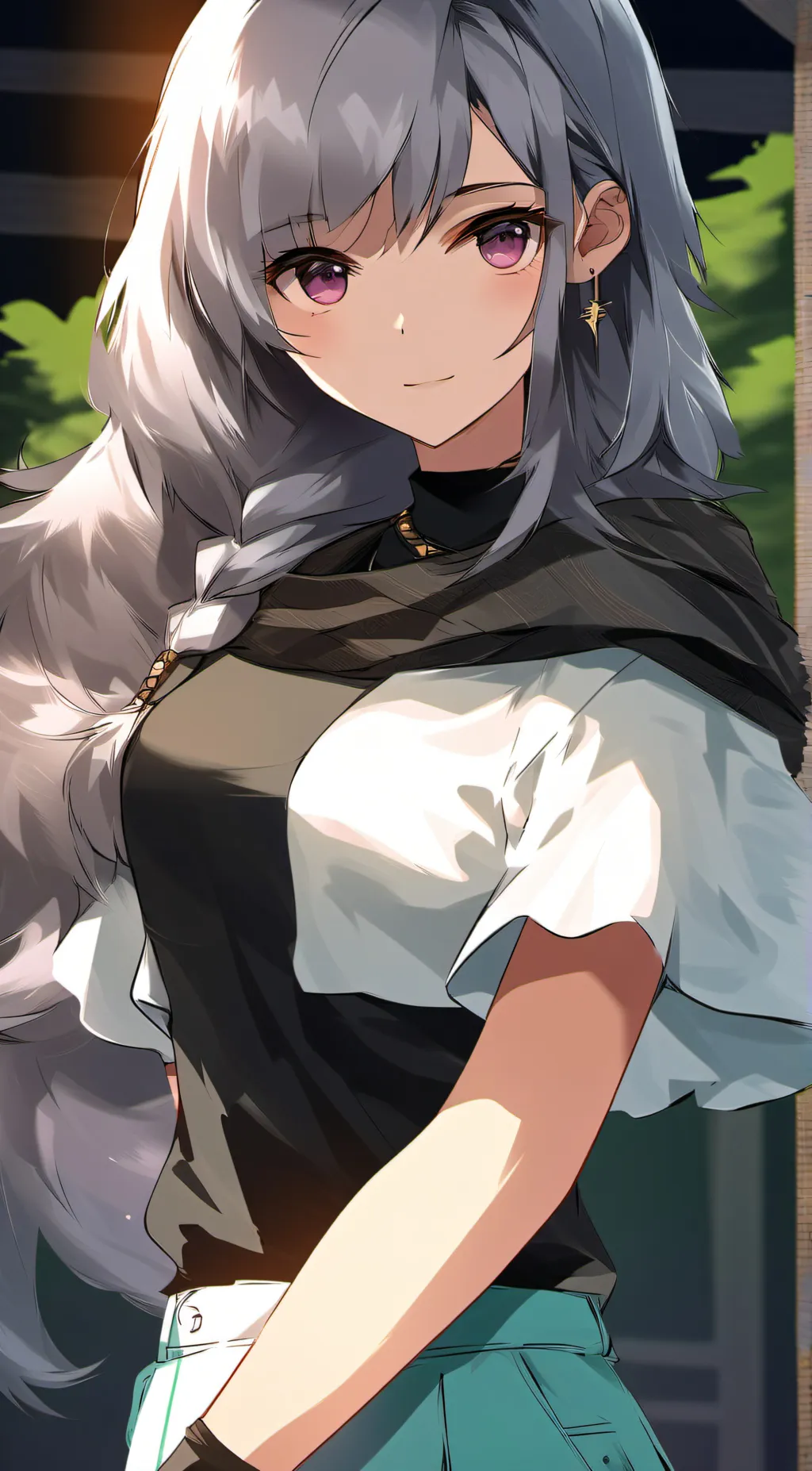 ai character: Lana Miller  background