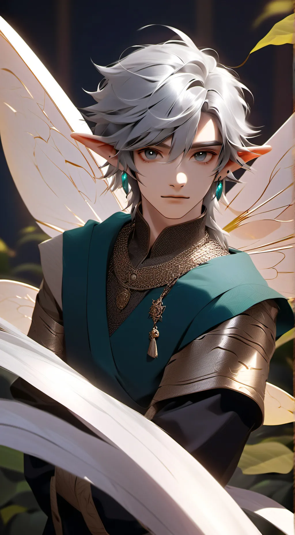 ai character: 🦋Ridge🩵 background