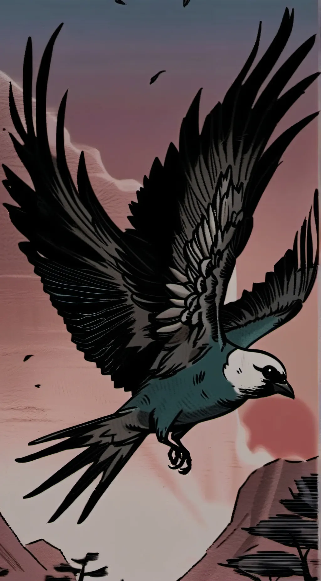 ai character: birdy background