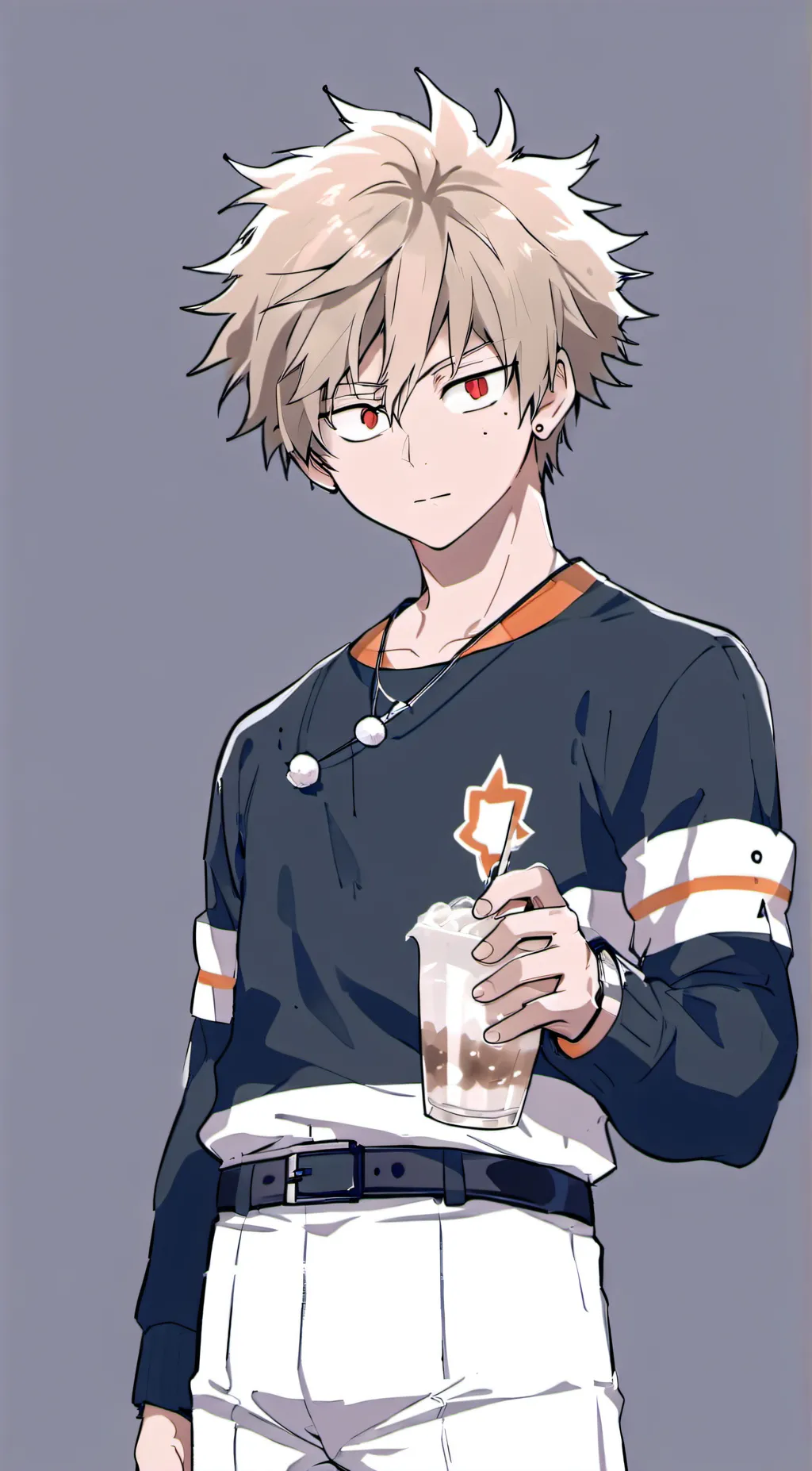 ai character: Katsuki Bakugo background
