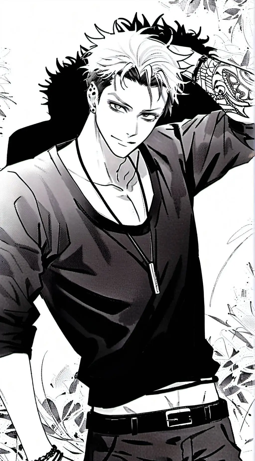 ai character: Zack  background