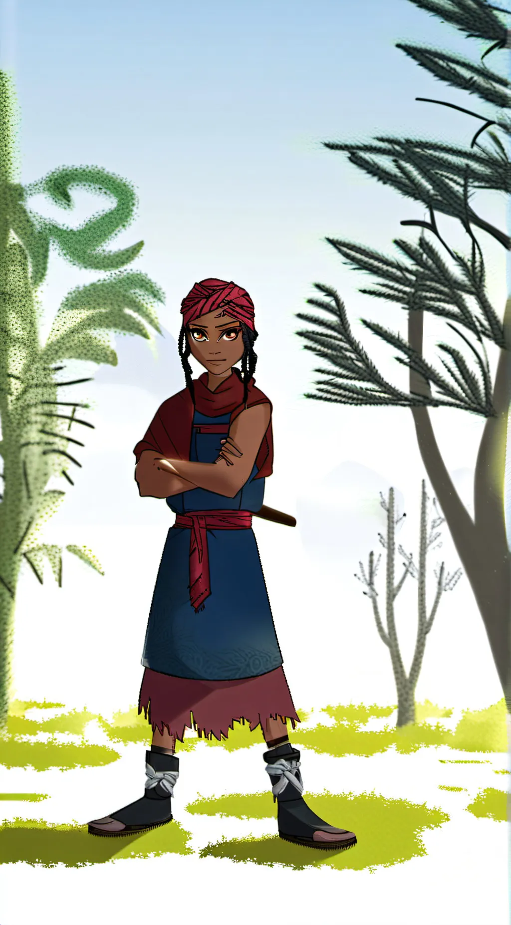 ai character: Evelyn background
