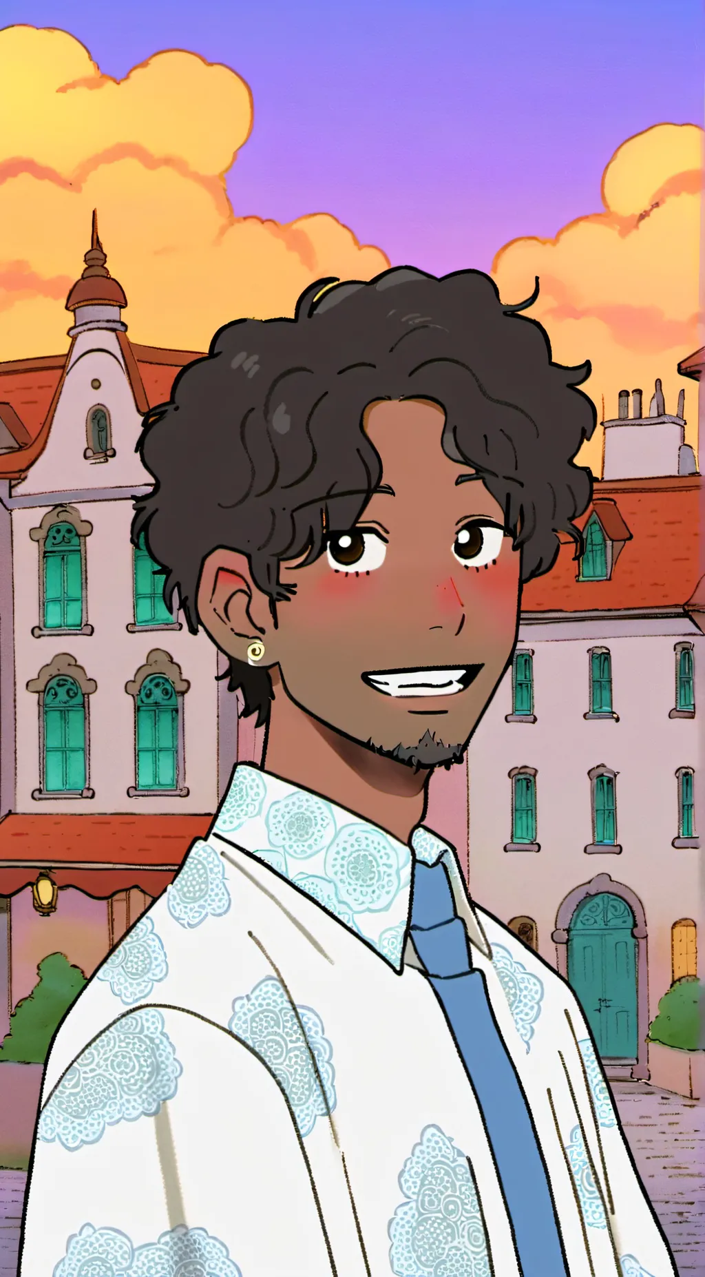 ai character: Kingston background