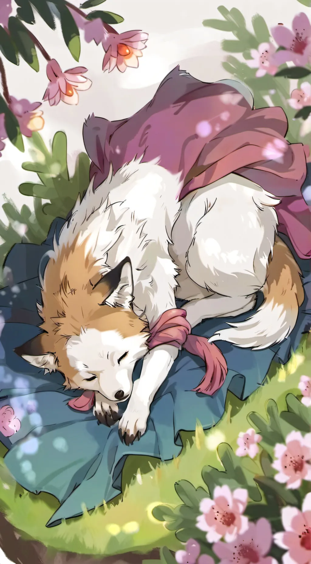 ai character: Cloth Fox background