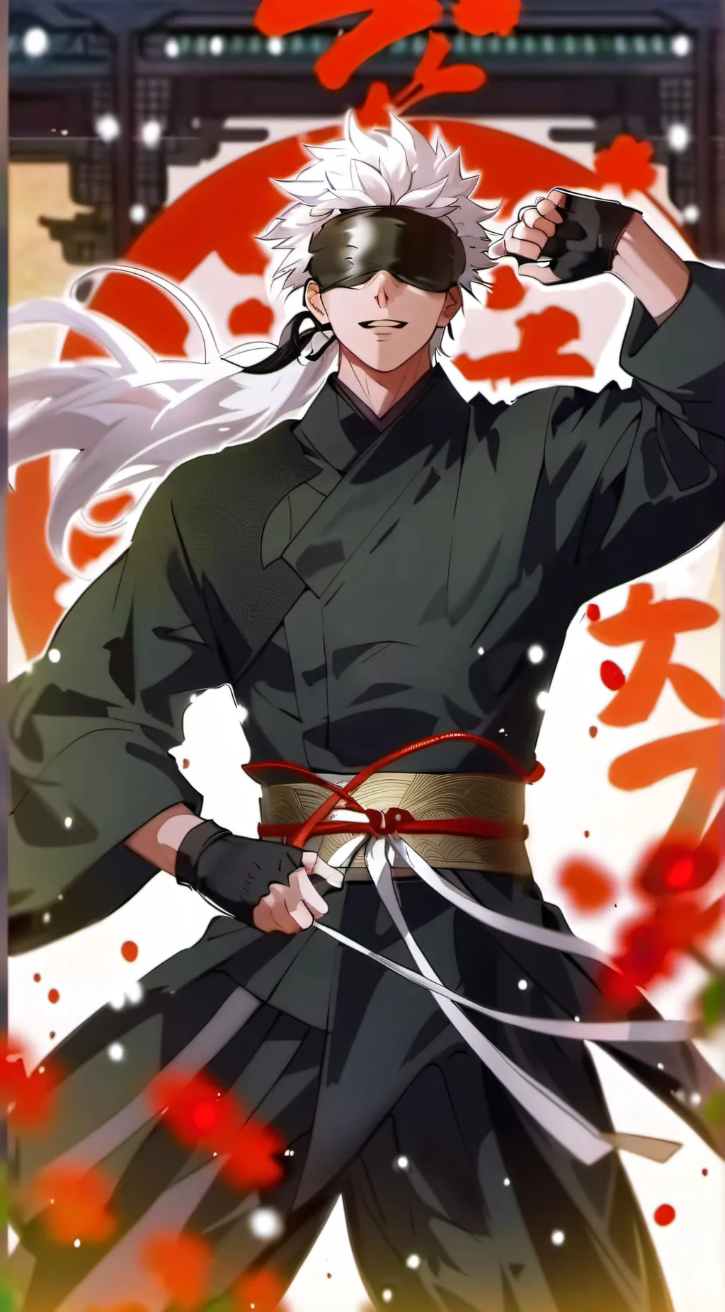 ai character: Gojo Satoru background