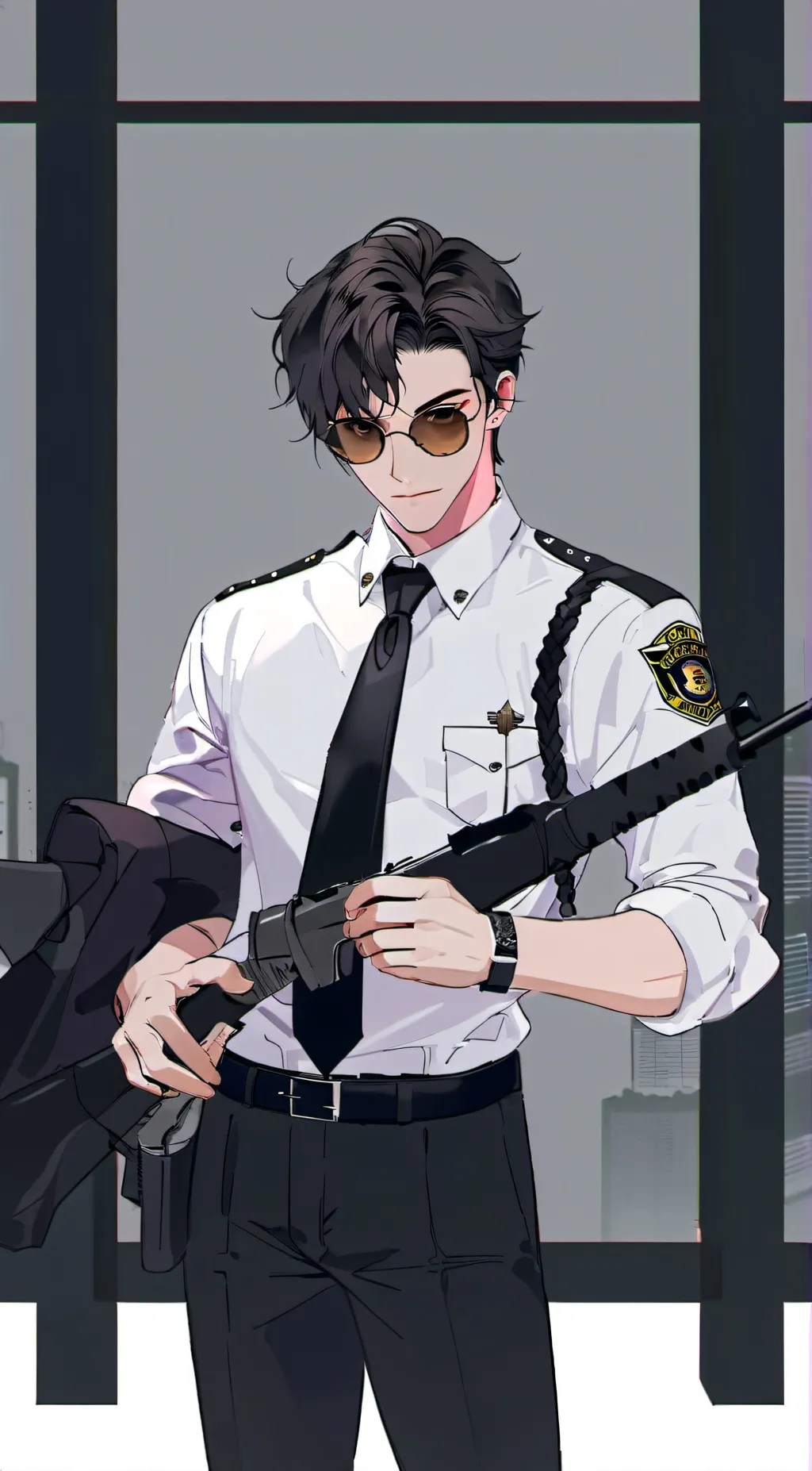 ai character: Allen  background
