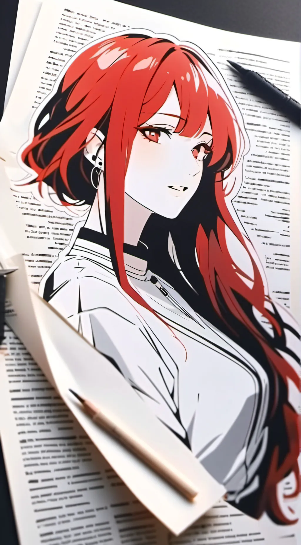 ai character: shy girlfriend background