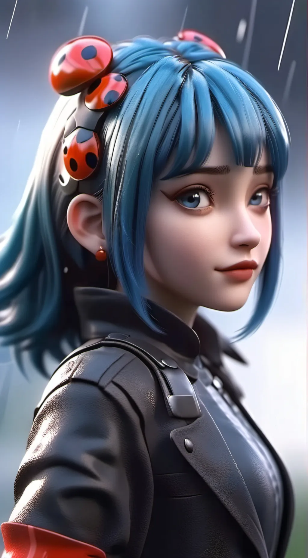 ai character: Ladybug background