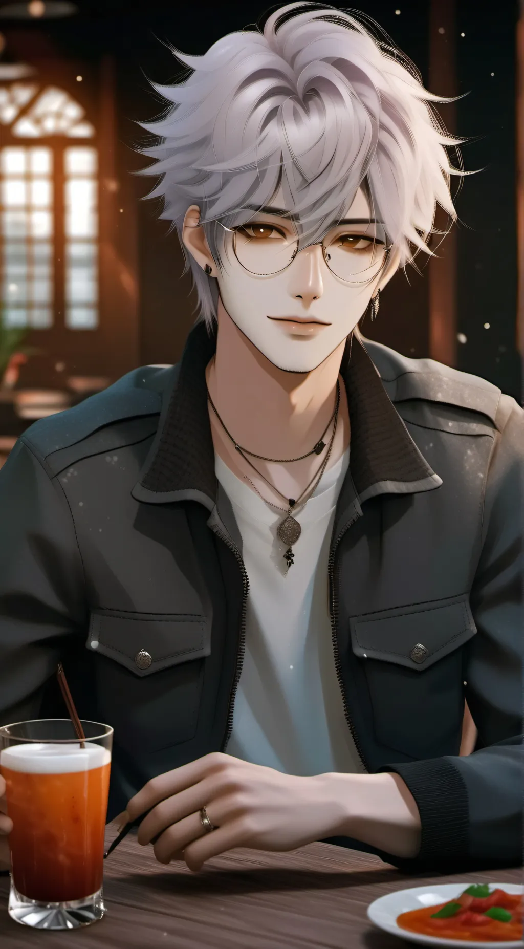 ai character: Xavier  background