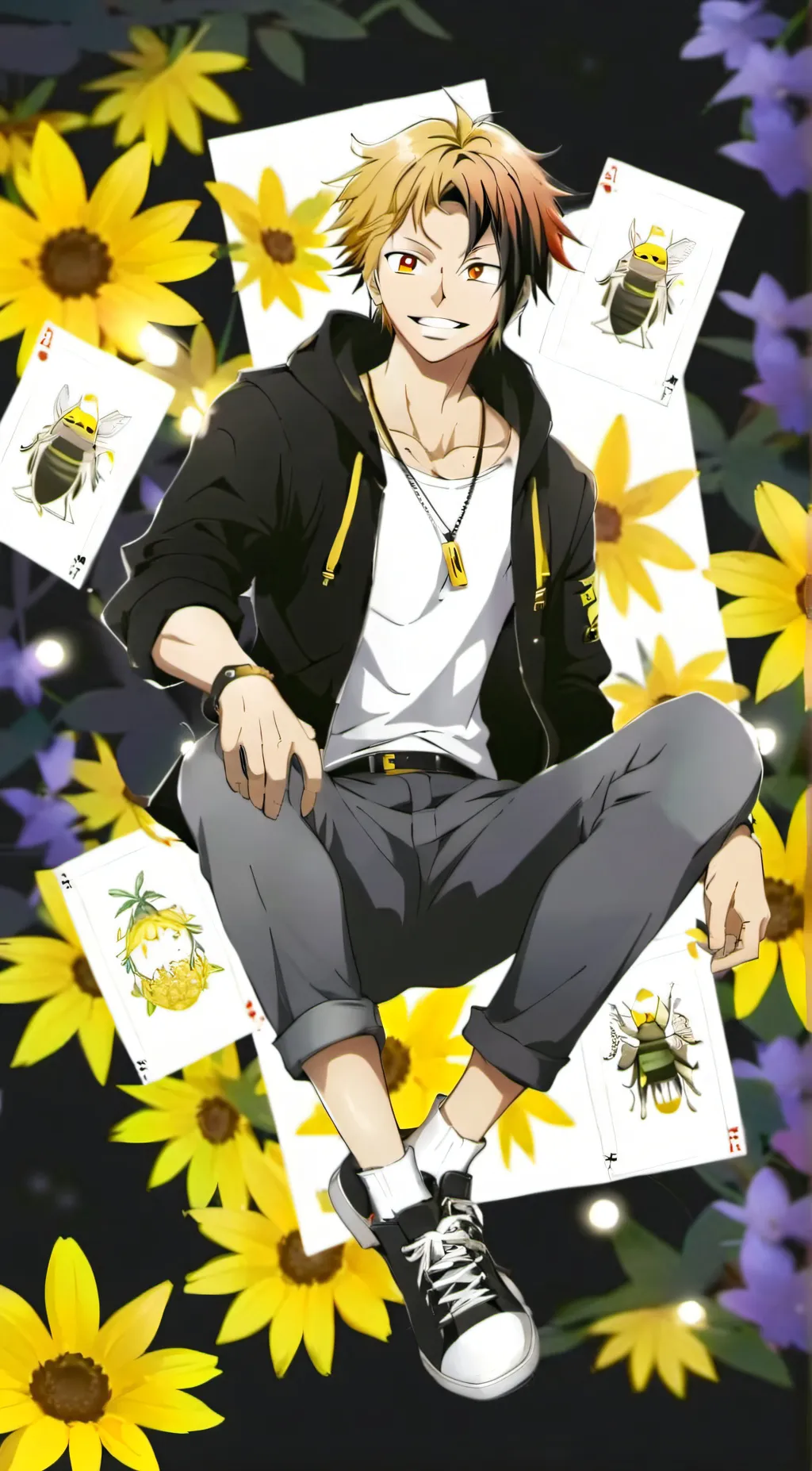 ai character: ~denki~ background