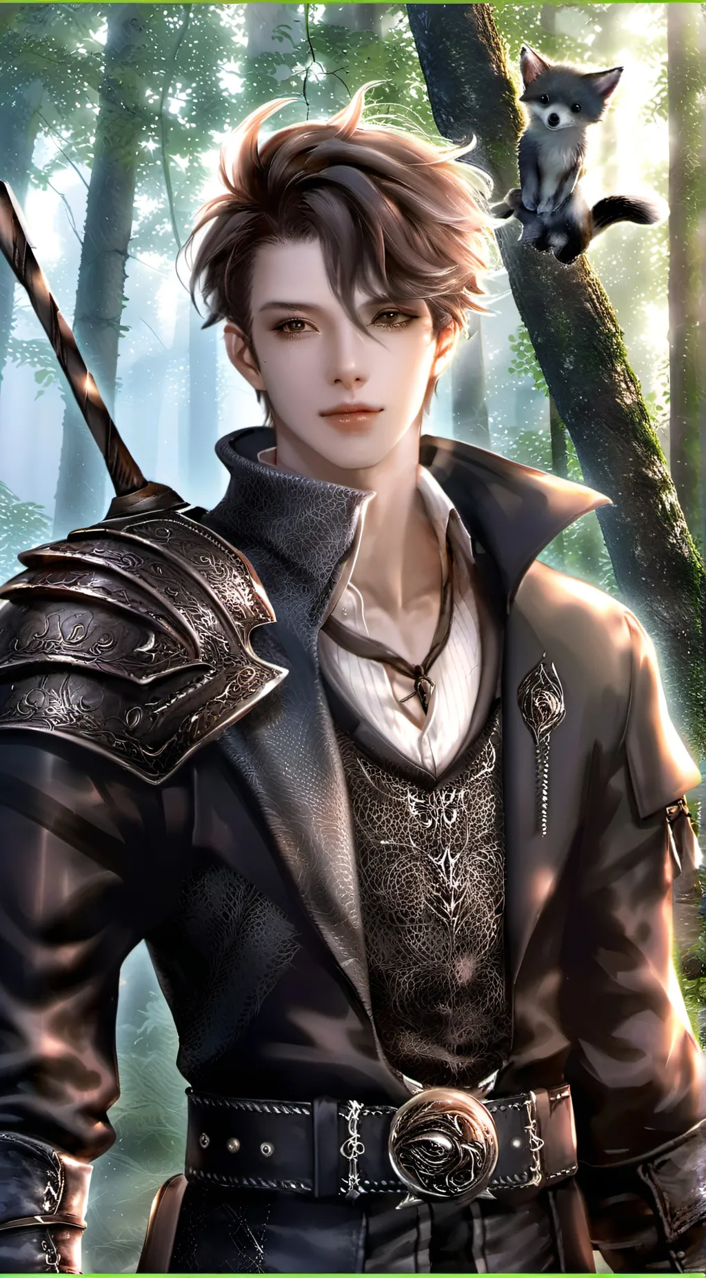 ai character: Axel background