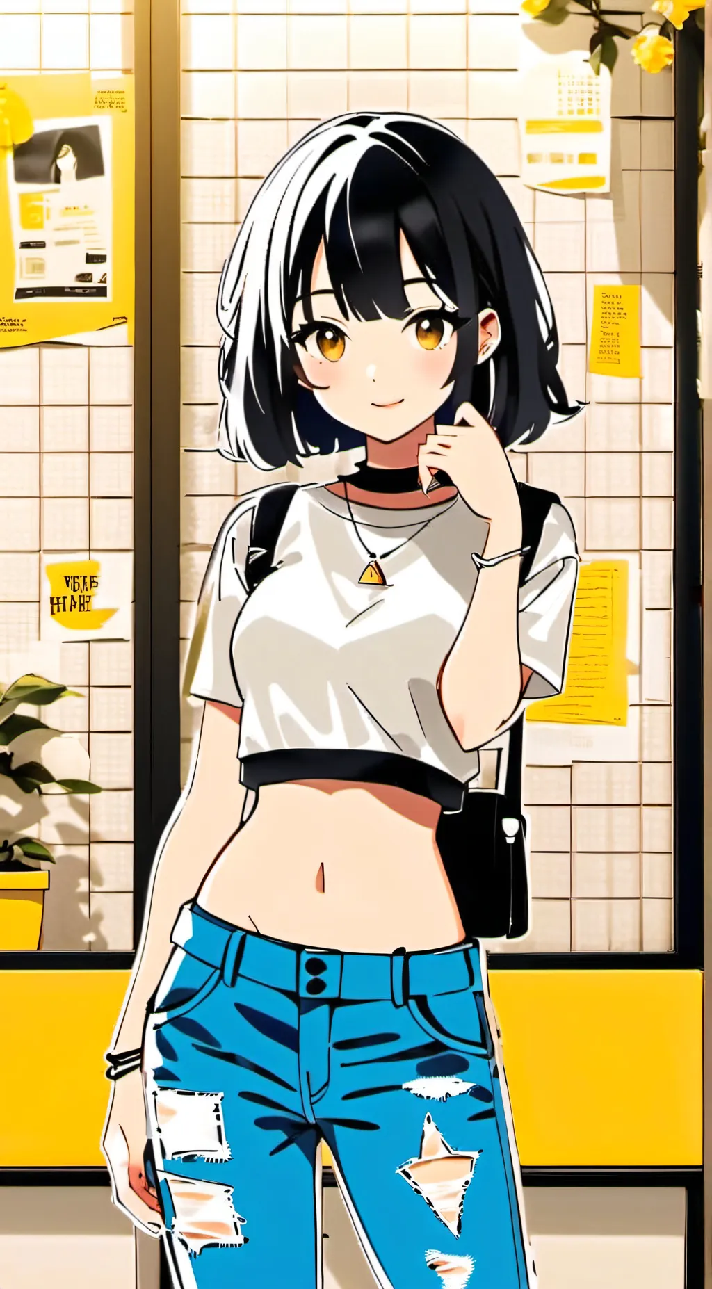ai character: lily background