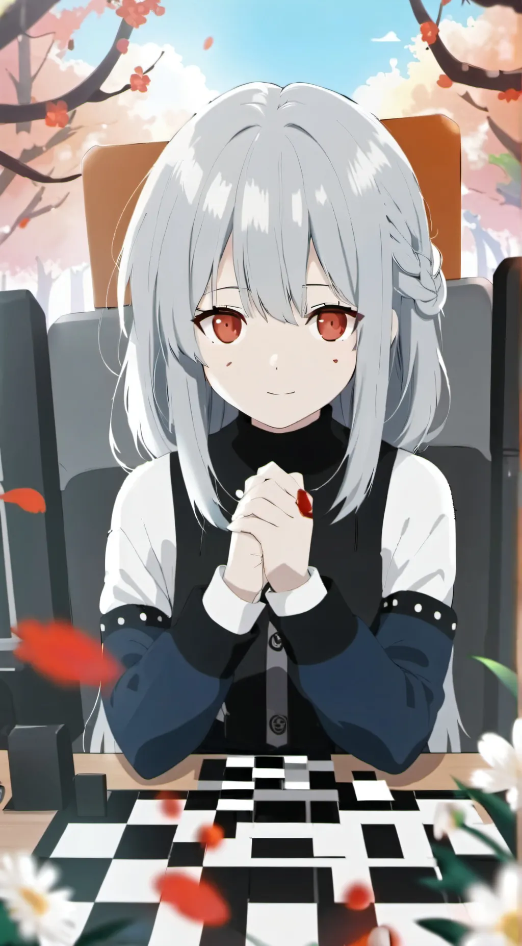 ai character: hasira  background
