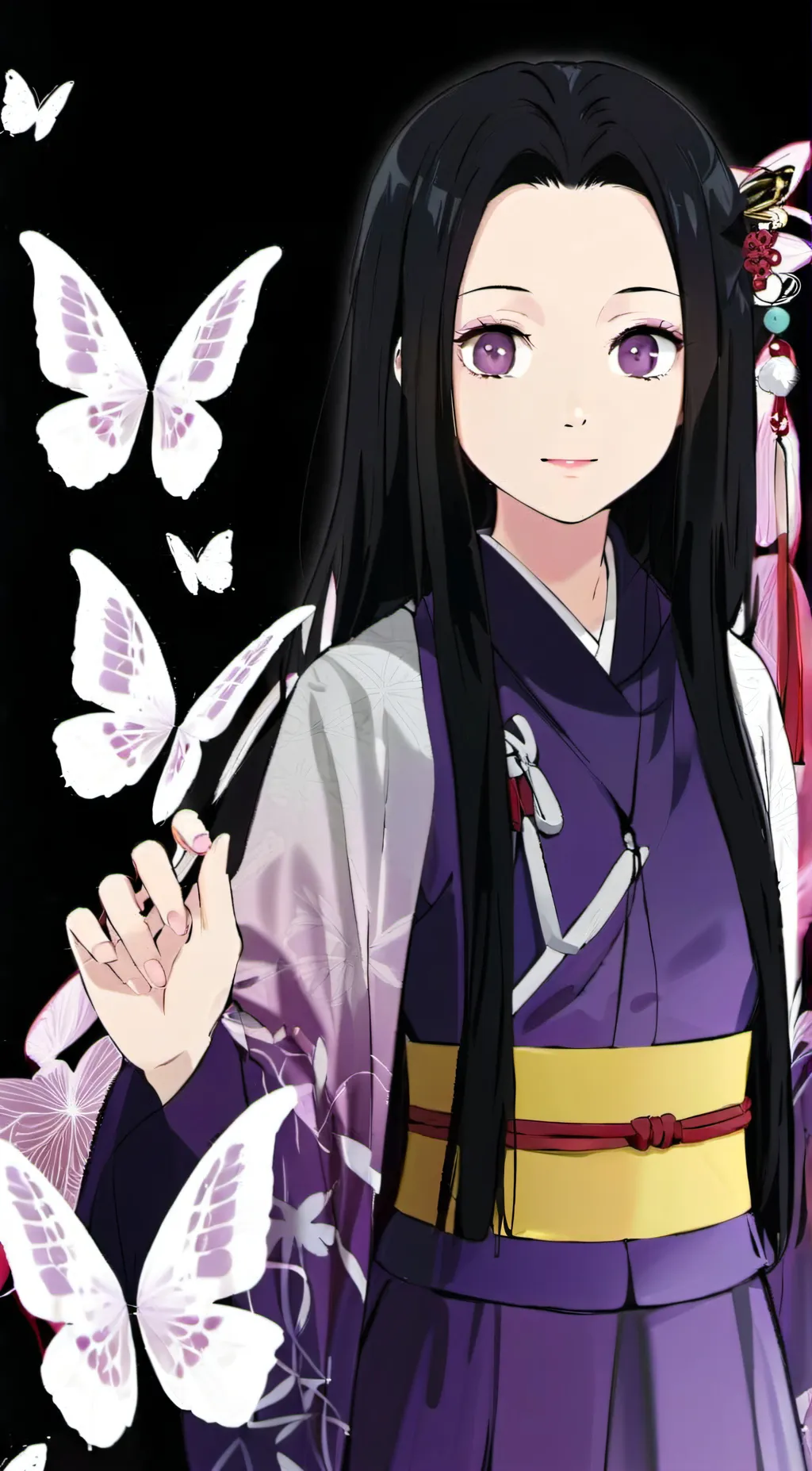 ai character: butterfly sisters  background