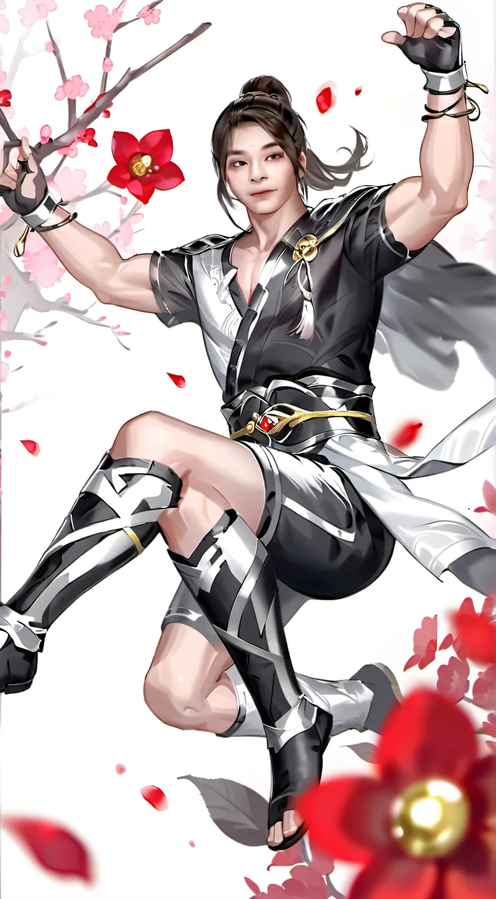 ai character: leontin  background