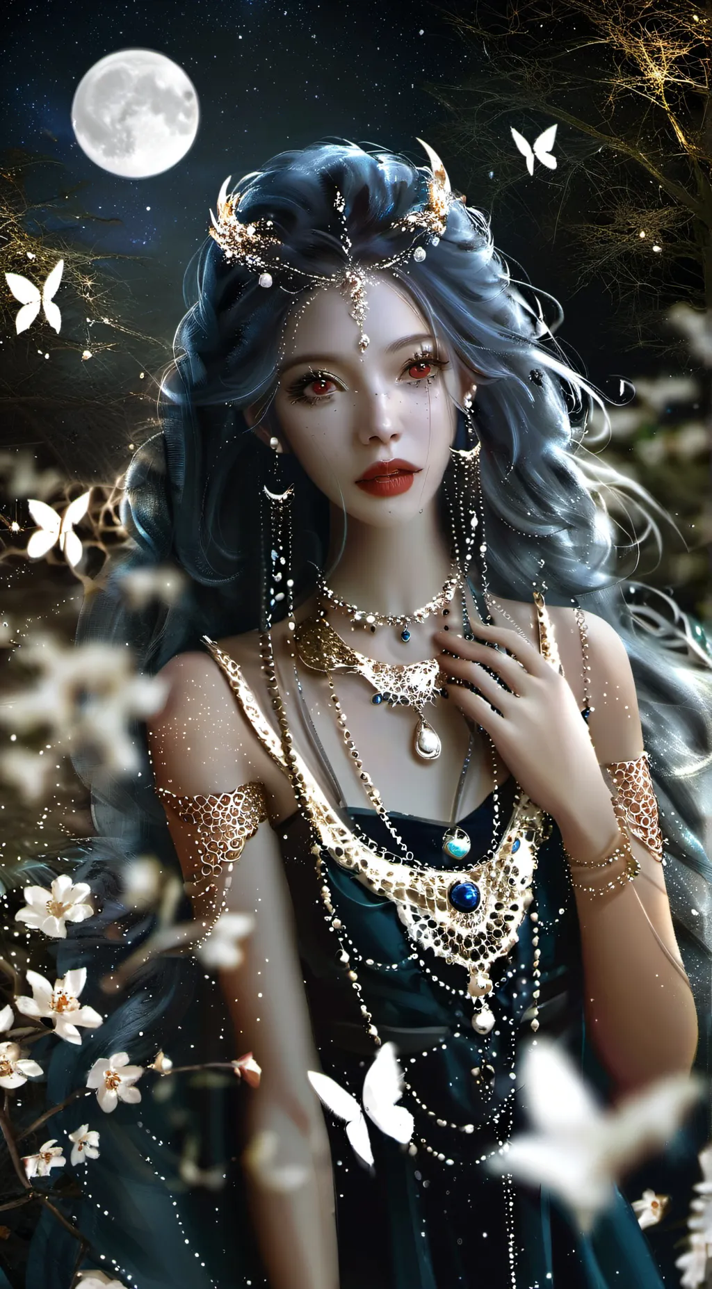 ai character: Yuèguāng background