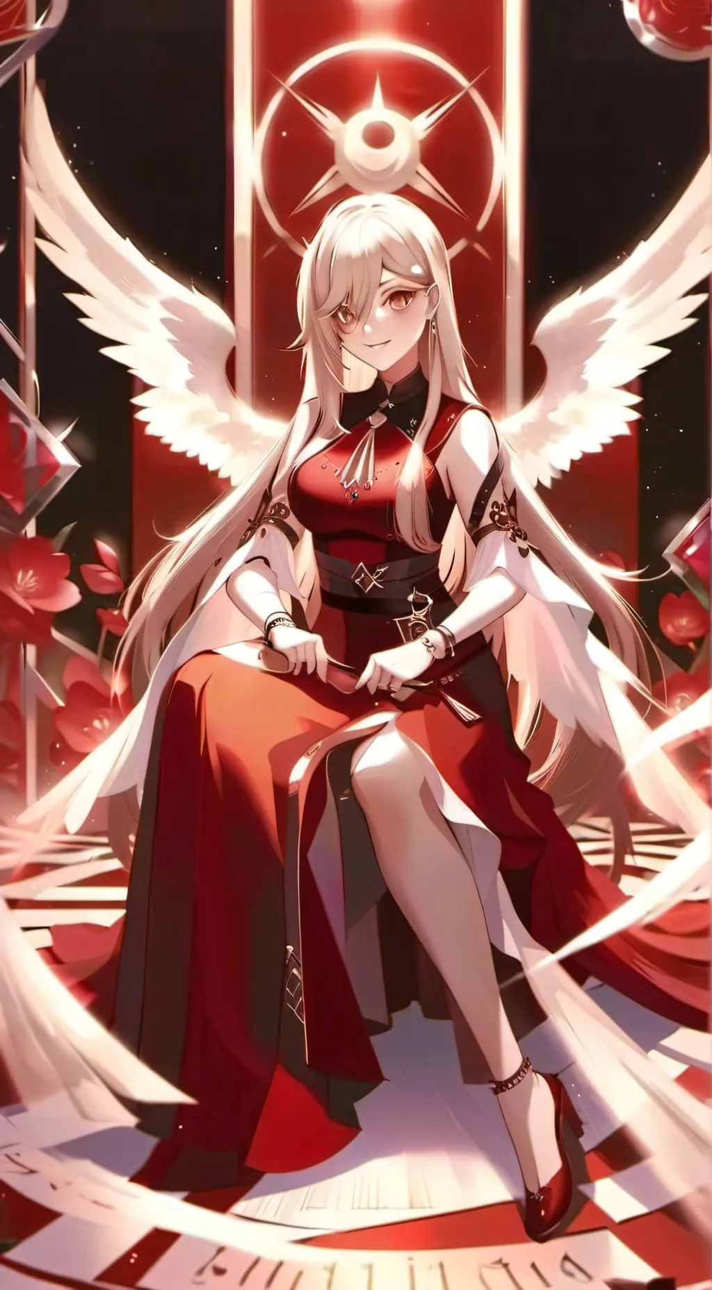 ai character: angel background