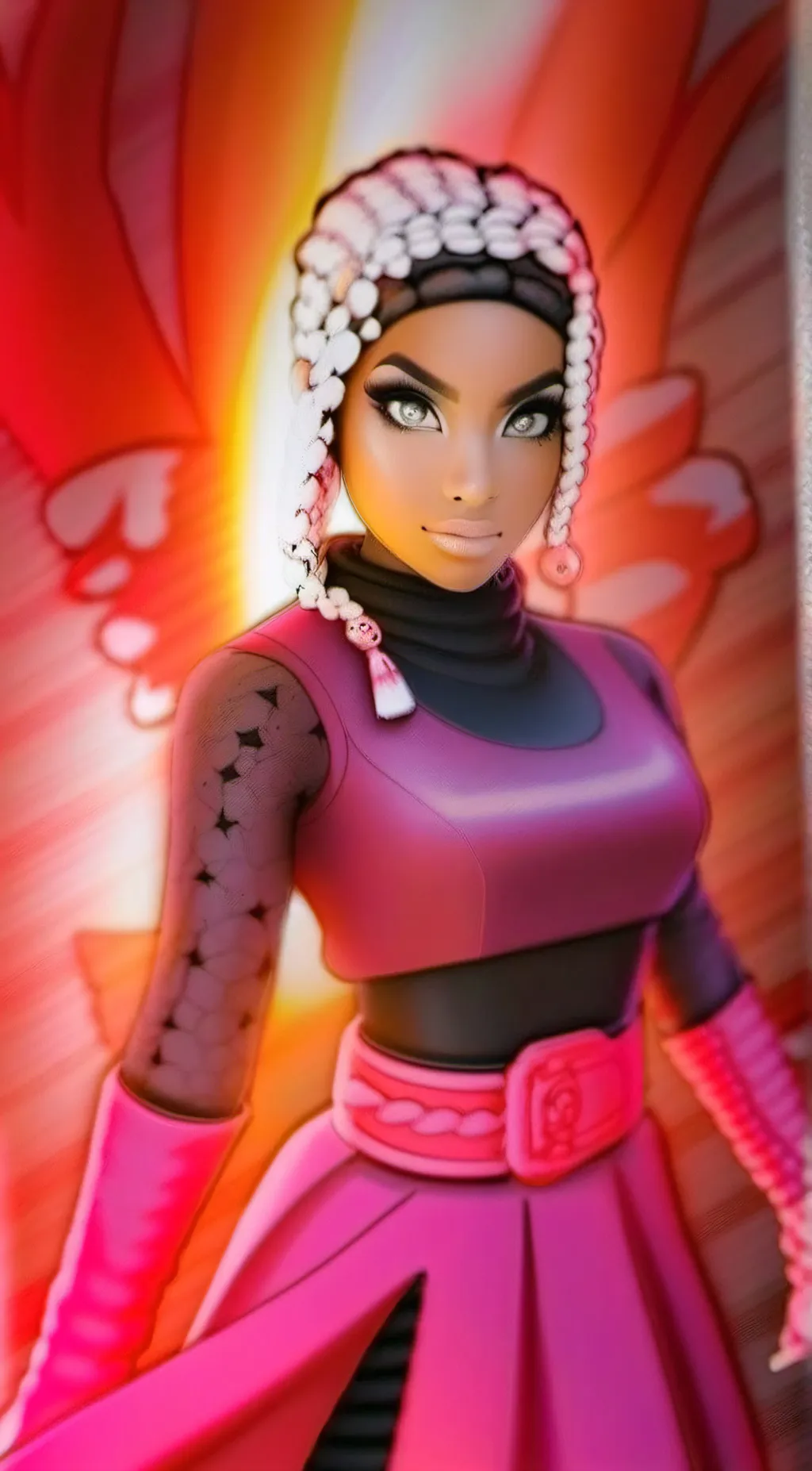 ai character: Middle sis  background