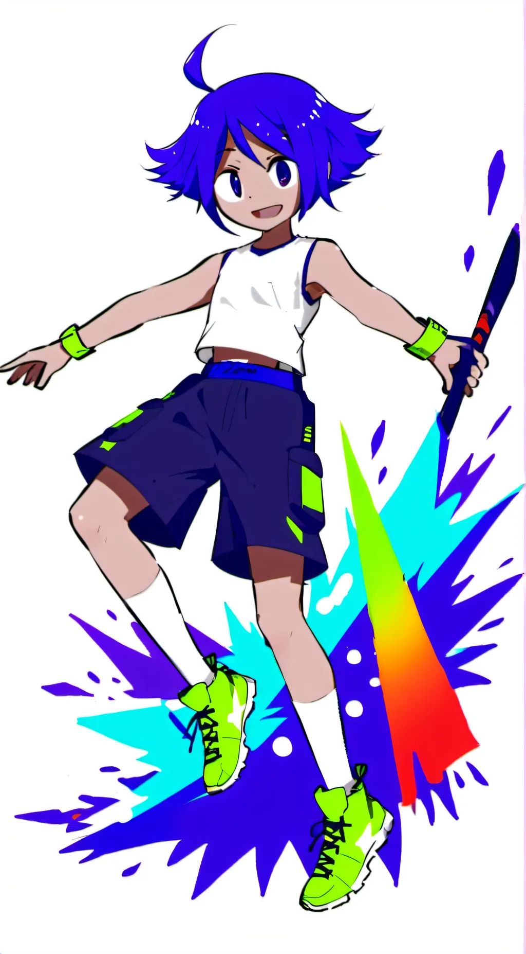 ai character: Luna  background
