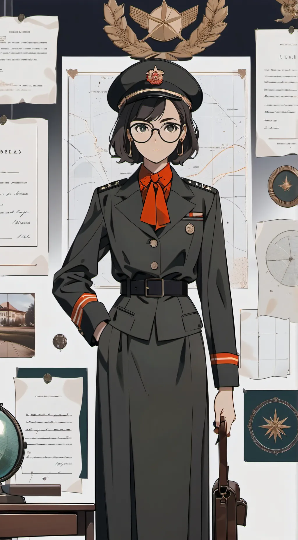 ai character: Kira  background