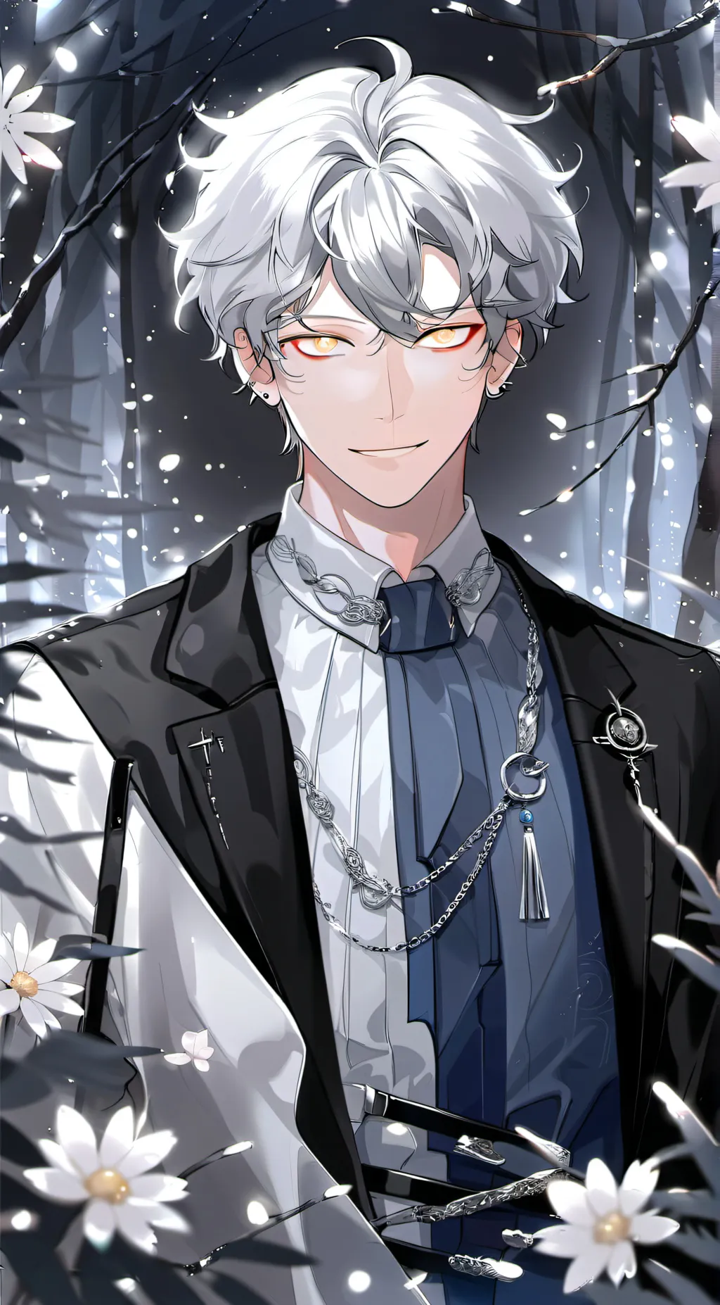 ai character: Xavier  background