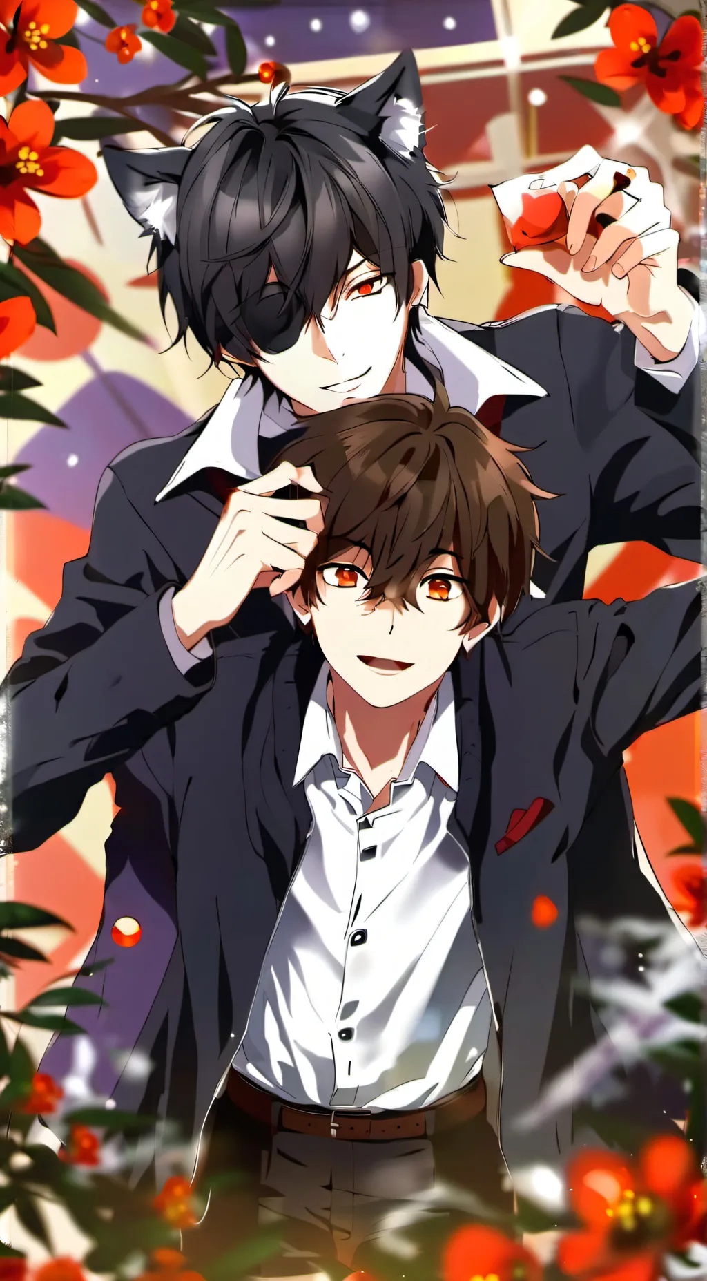 ai character: Zachary and Sam background