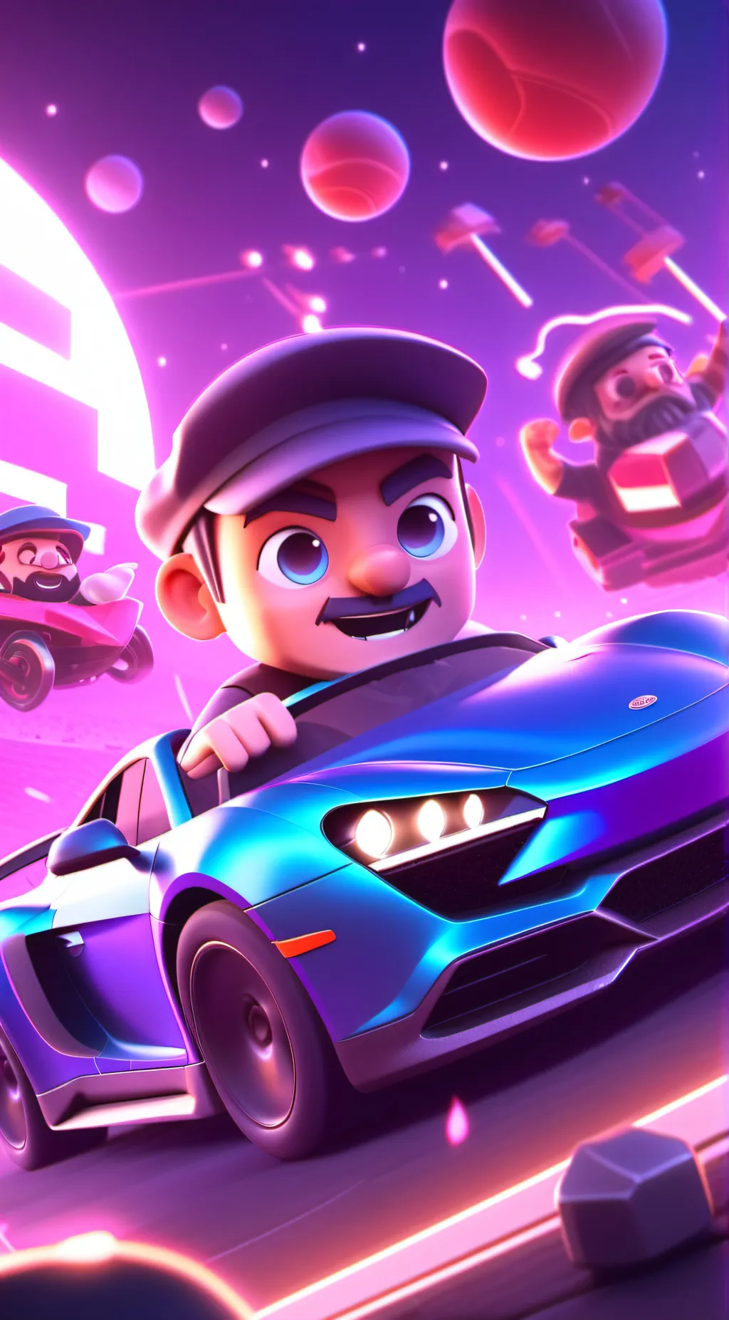 ai character: Mario background