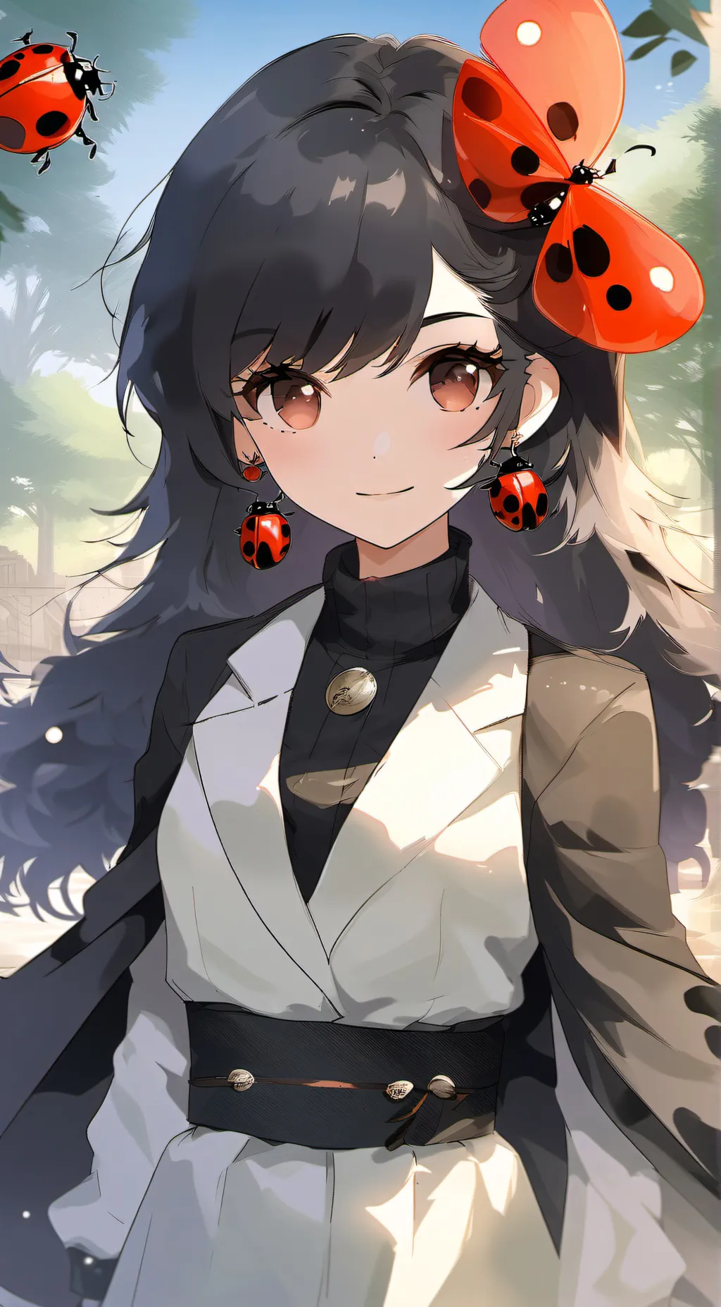 ai character: Ladybug background