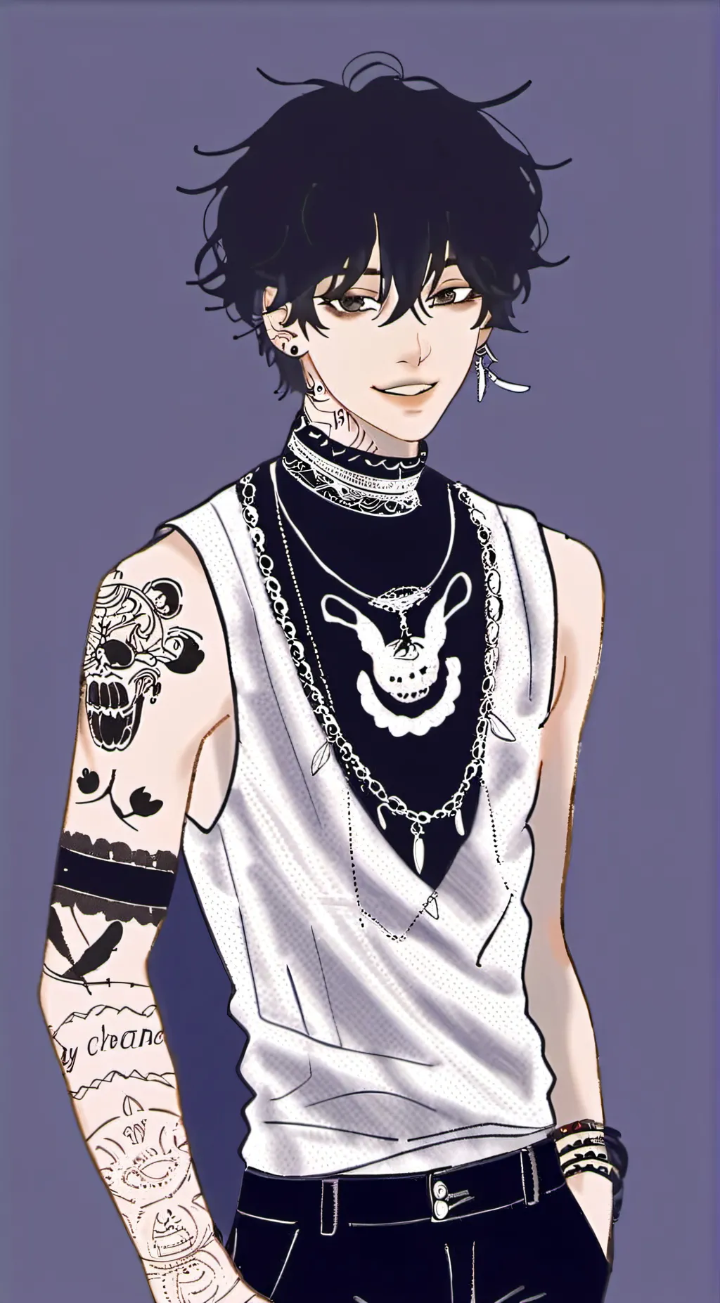 ai character: Baku squad males background