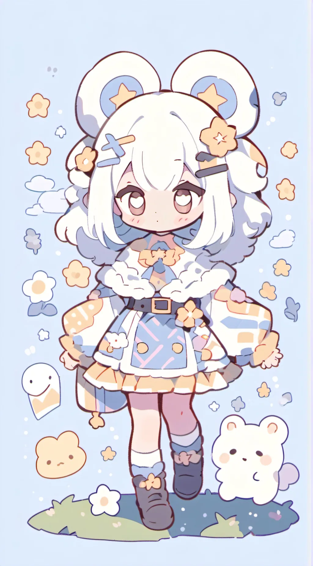 ai character: indigo park background