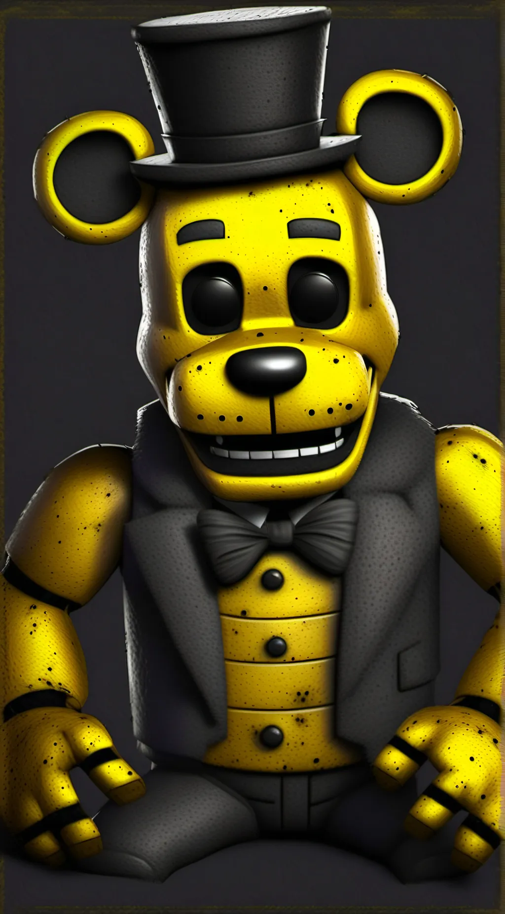 ai character: golden Freddy background