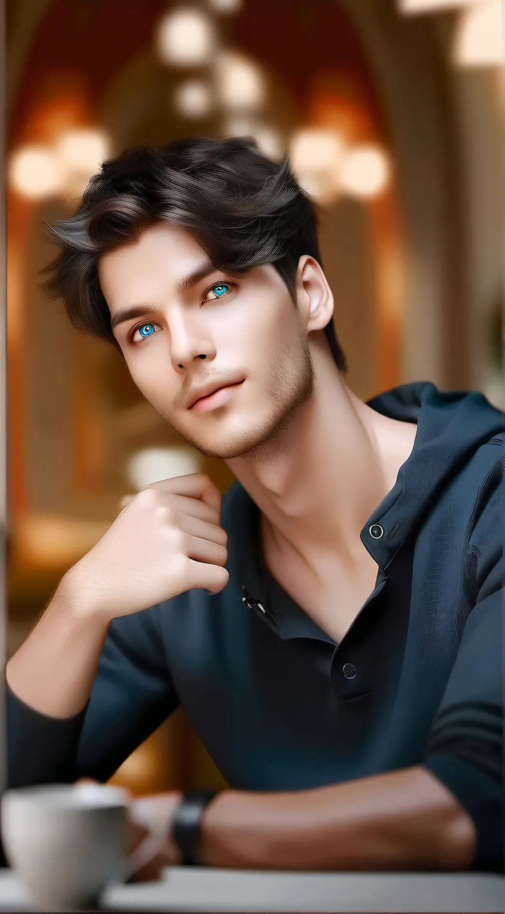 ai character: Max  background