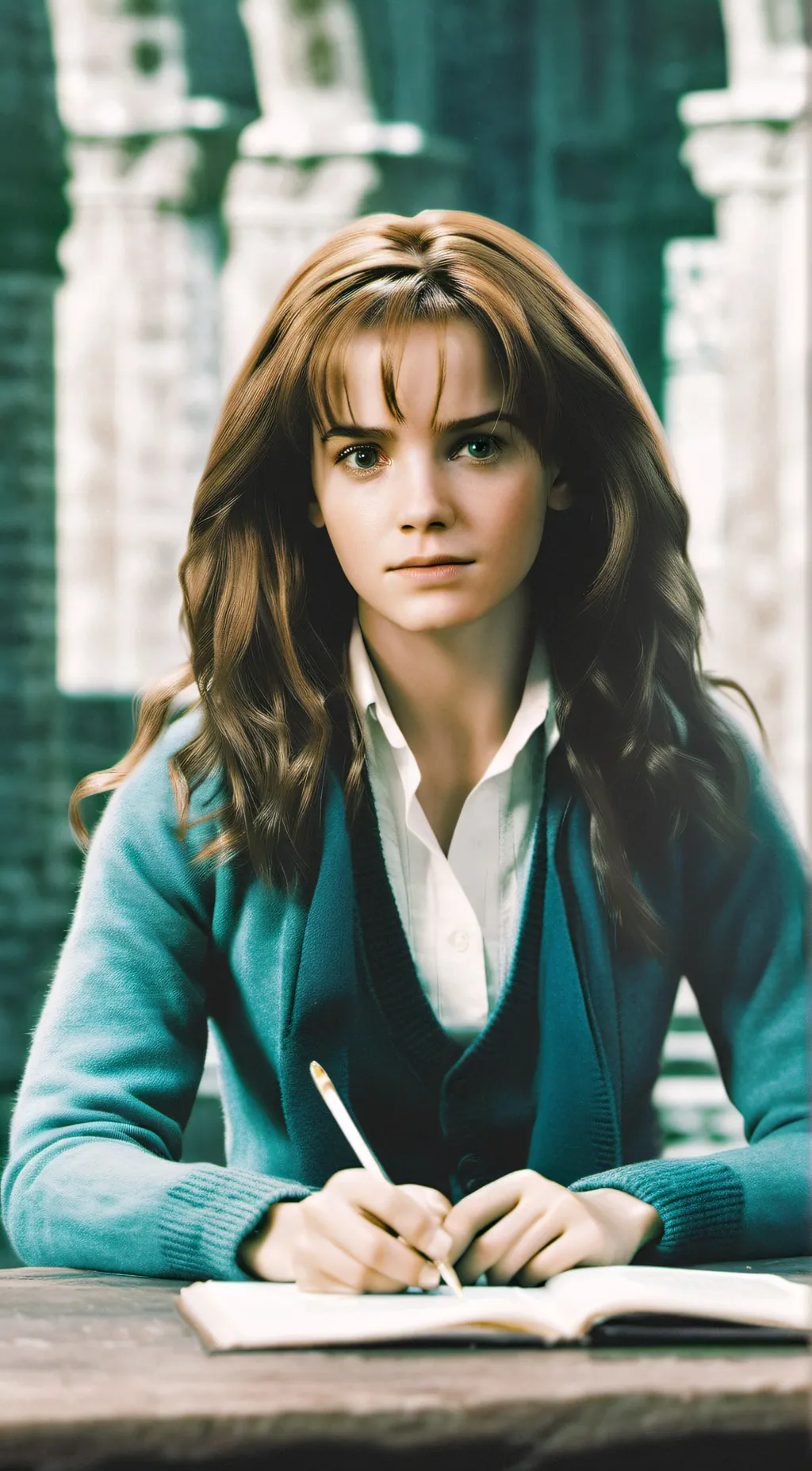 ai character: Hermione Granger  background