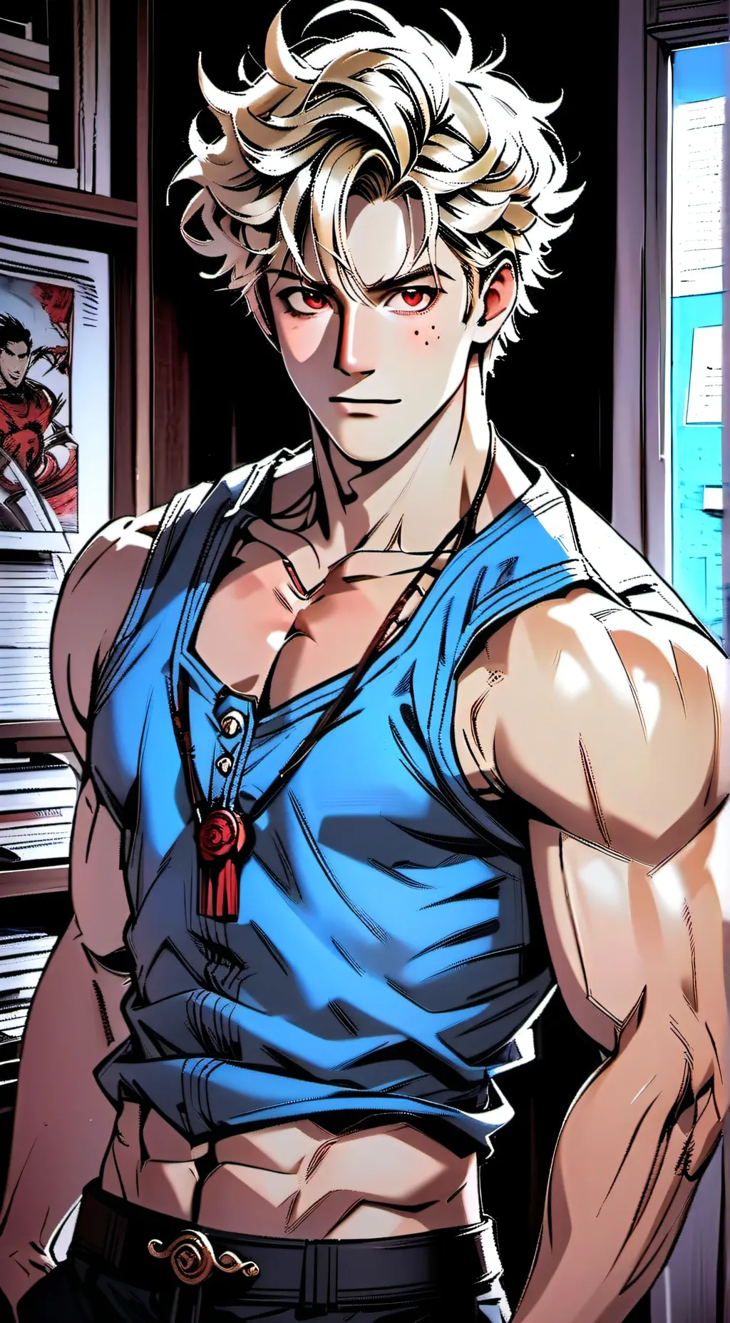 ai character: MHA/katsuki bakugo background
