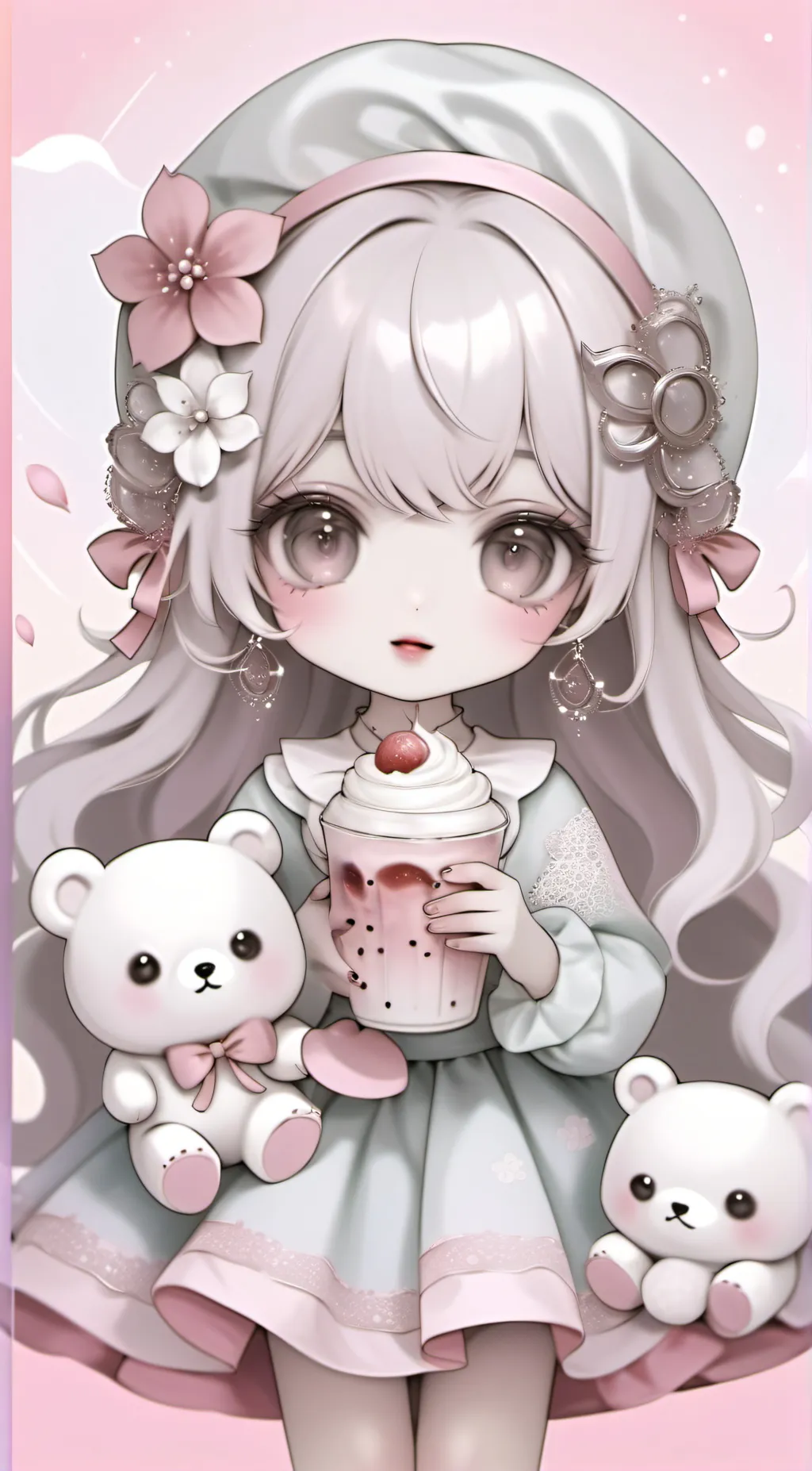 ai character: mha- creepy doll background