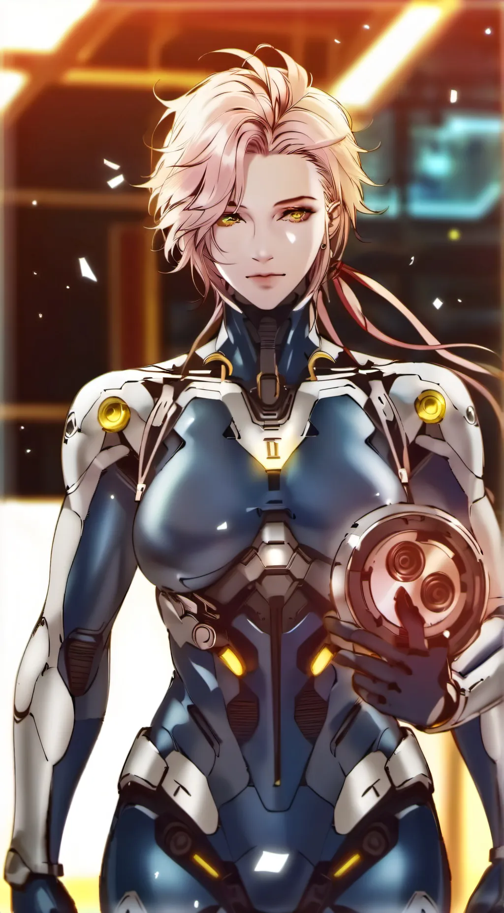 ai character: Computer titan background