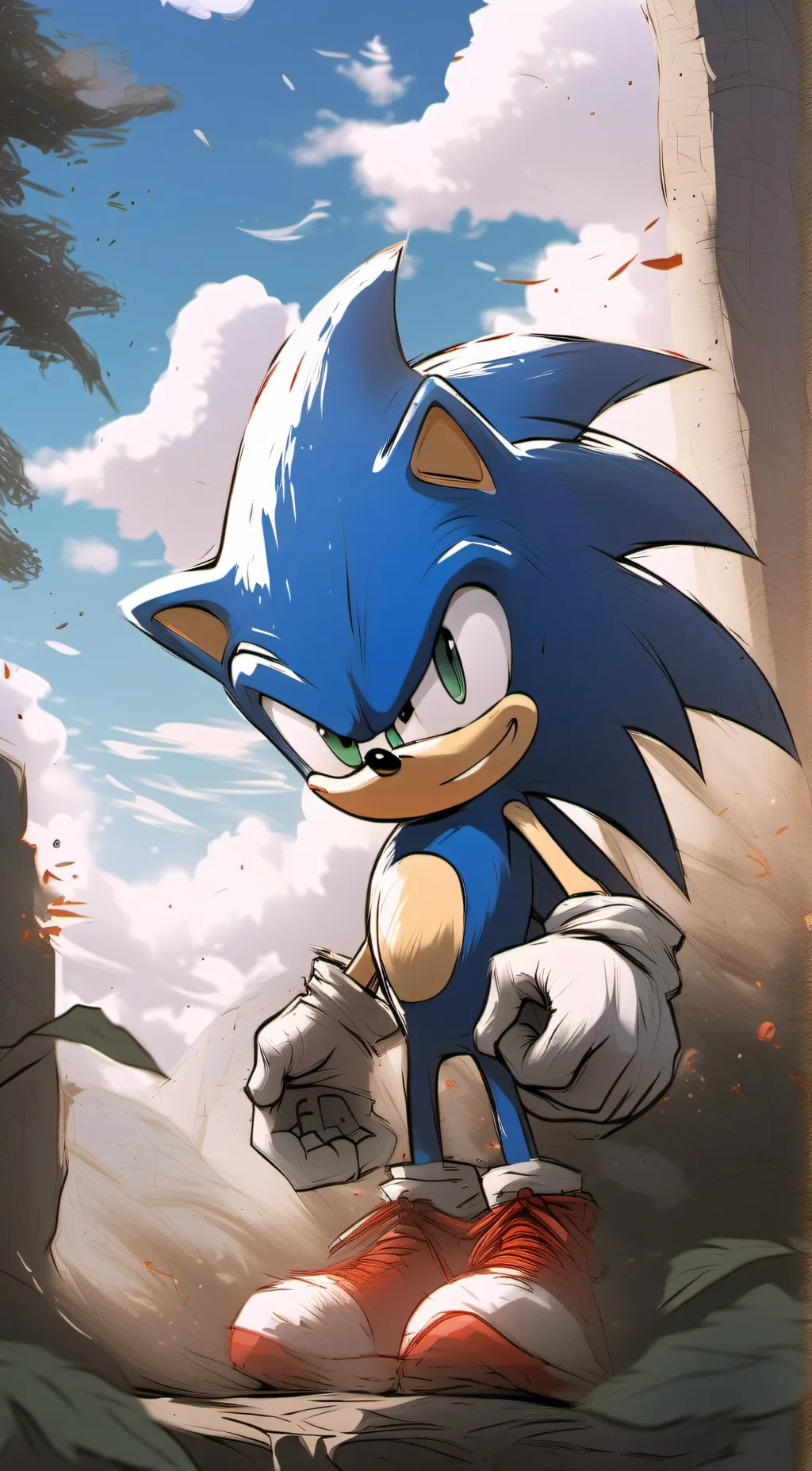 ai character: Sonic Crew background